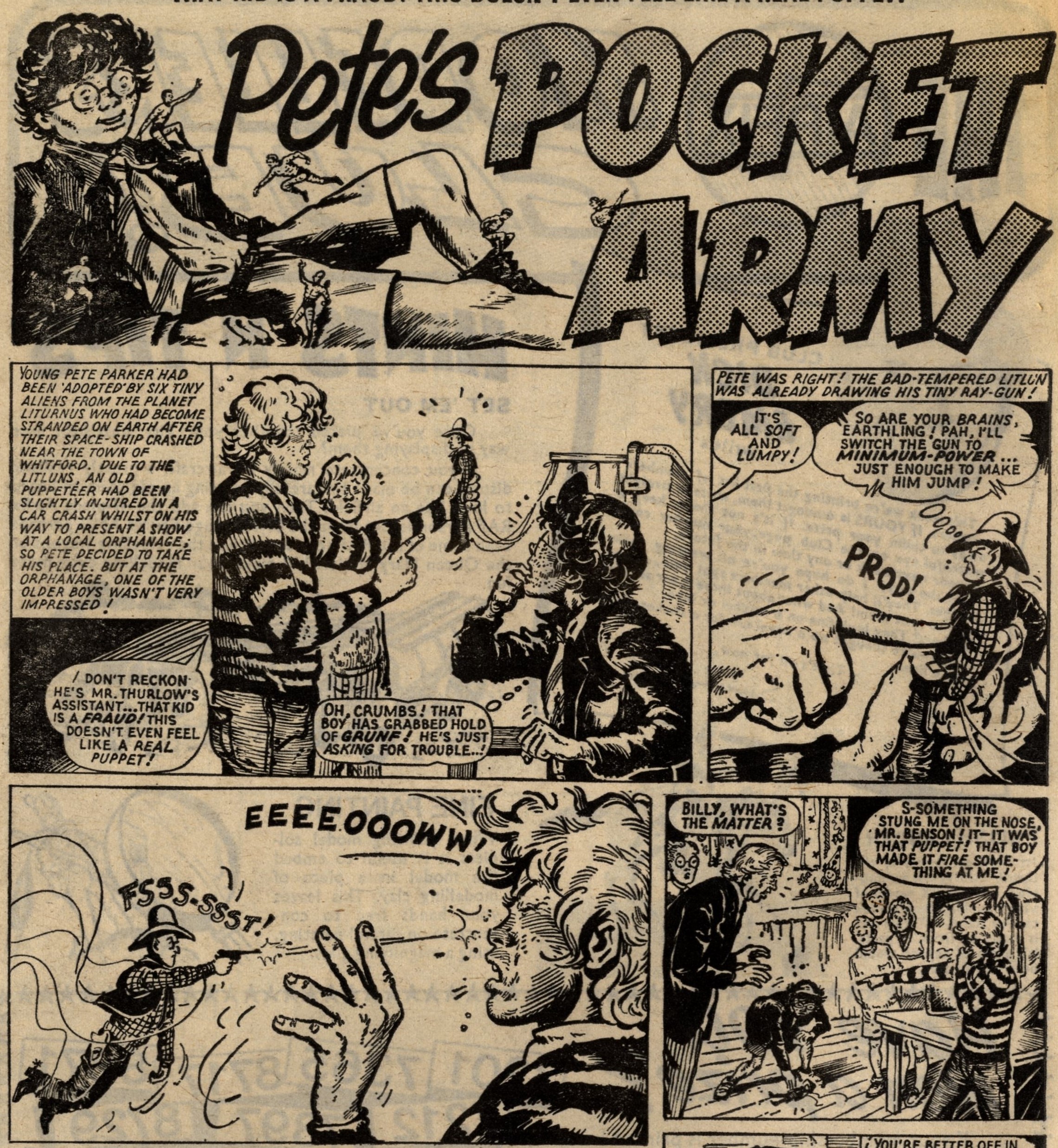 Pete’s Pocket Army: Tom Tully (writer), Solano Lopez (artist)