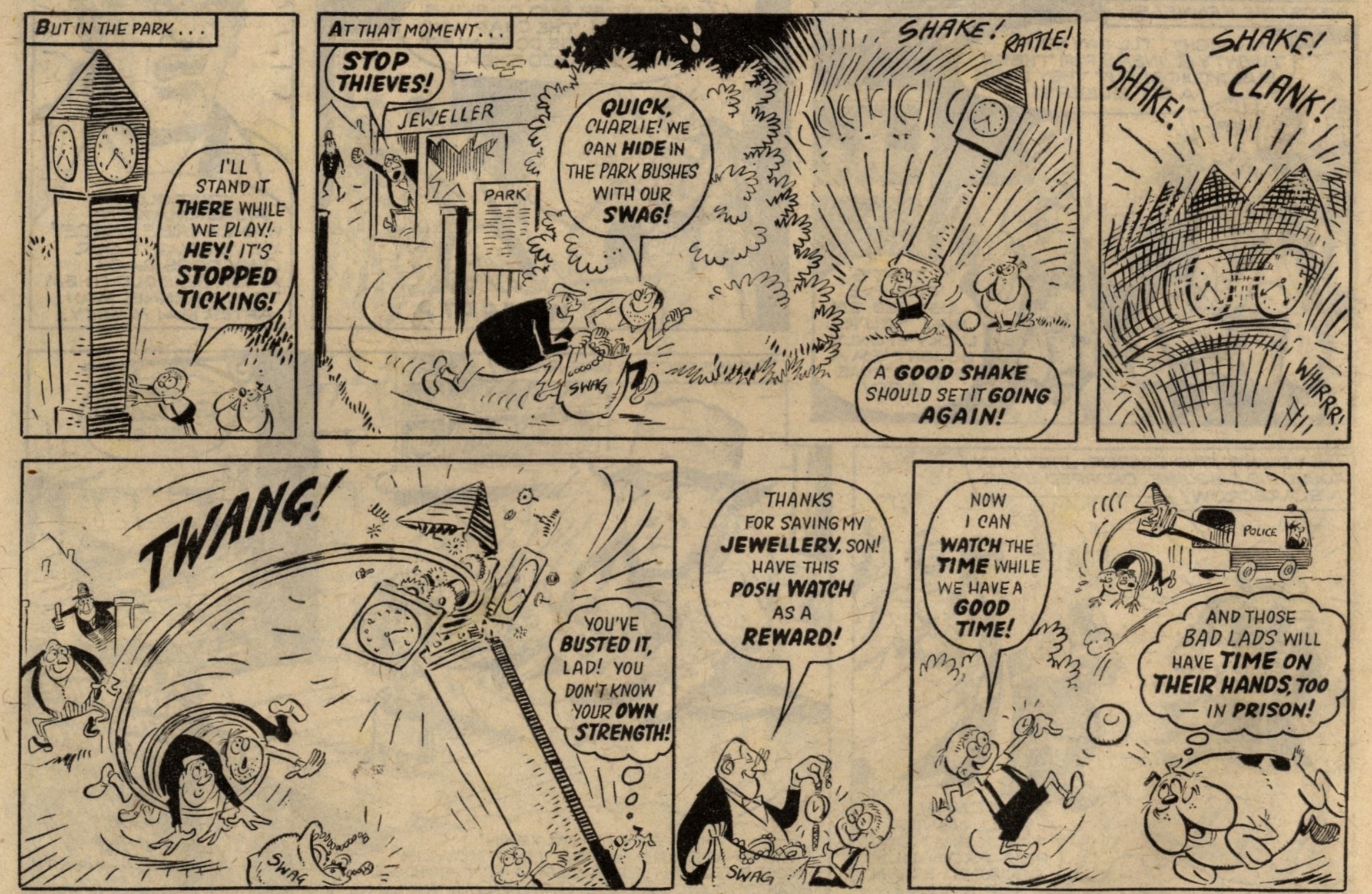 Sam Sunn and his Daft Dog Bonehead: Reg Parlett (artist)
