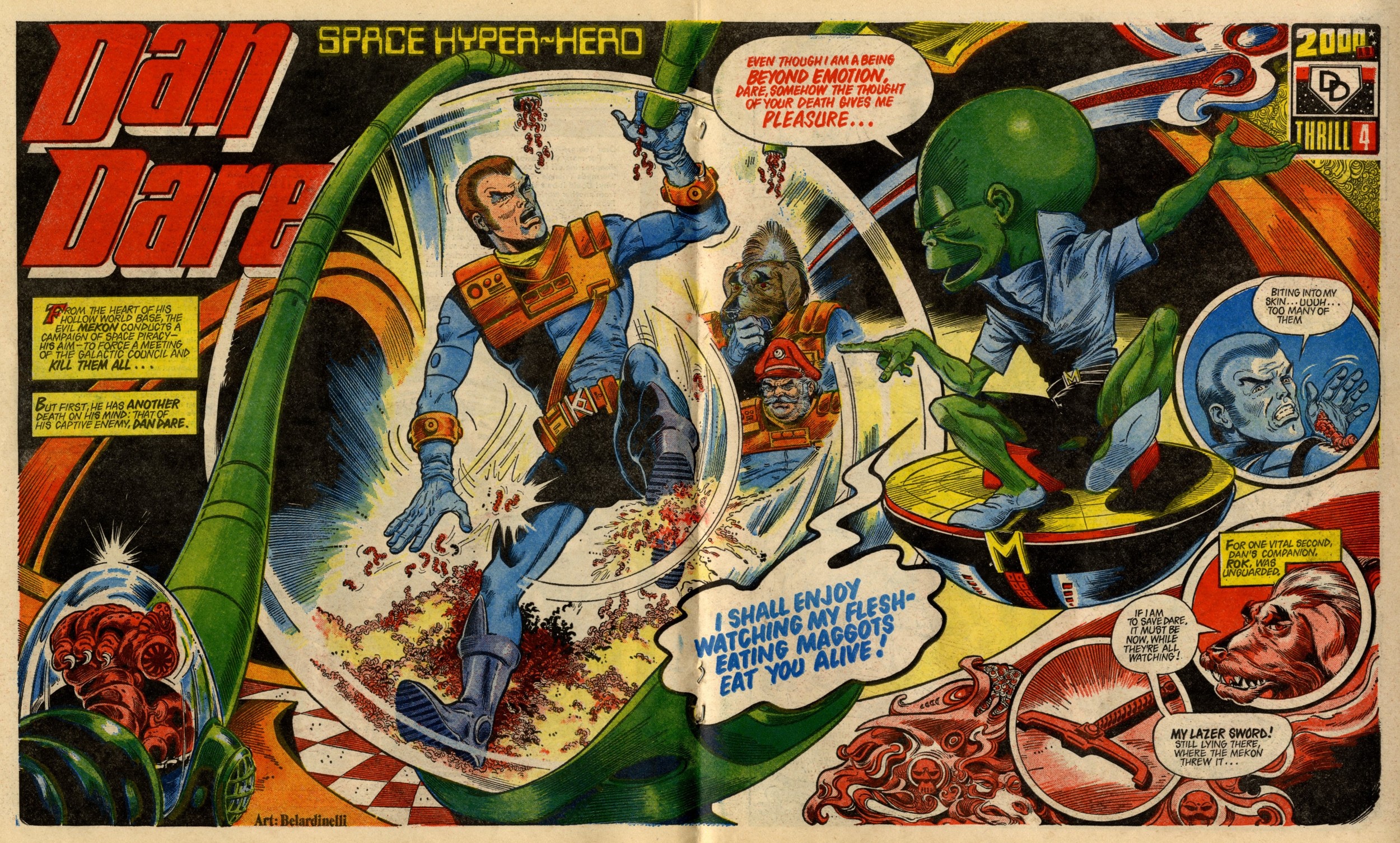 Dan Dare: Steve Moore (writer), Massimo Belardinelli (artist)