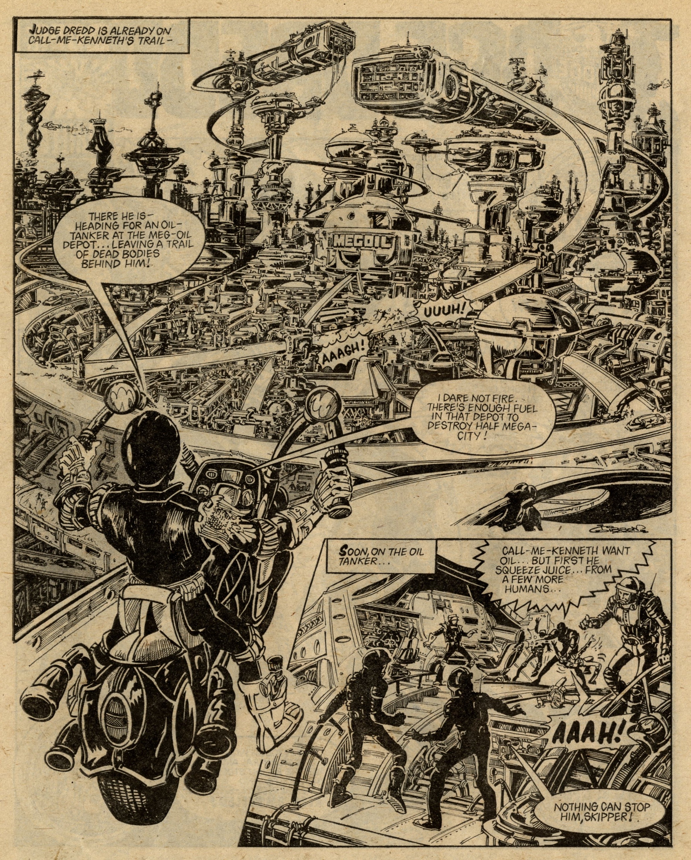 Judge Dredd: John Wagner (writer), Ian Gibson (artist)