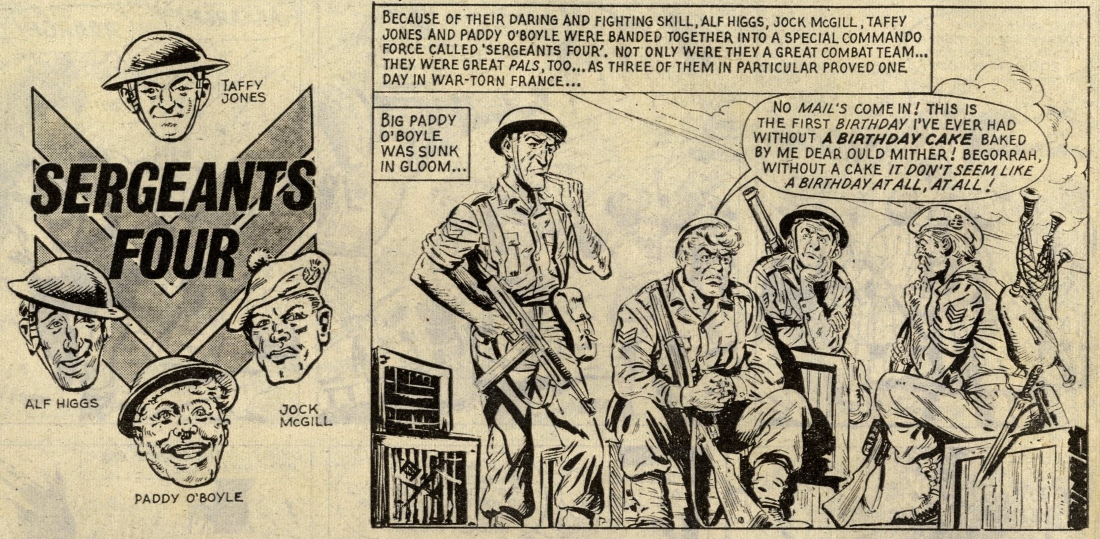 Sergeants Four: Fed Holmes (artist)
