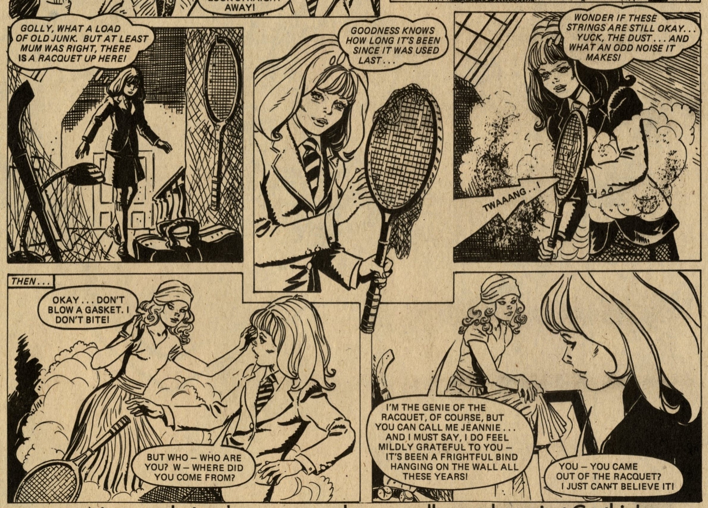 Jane’s Jeannie: artist unknown