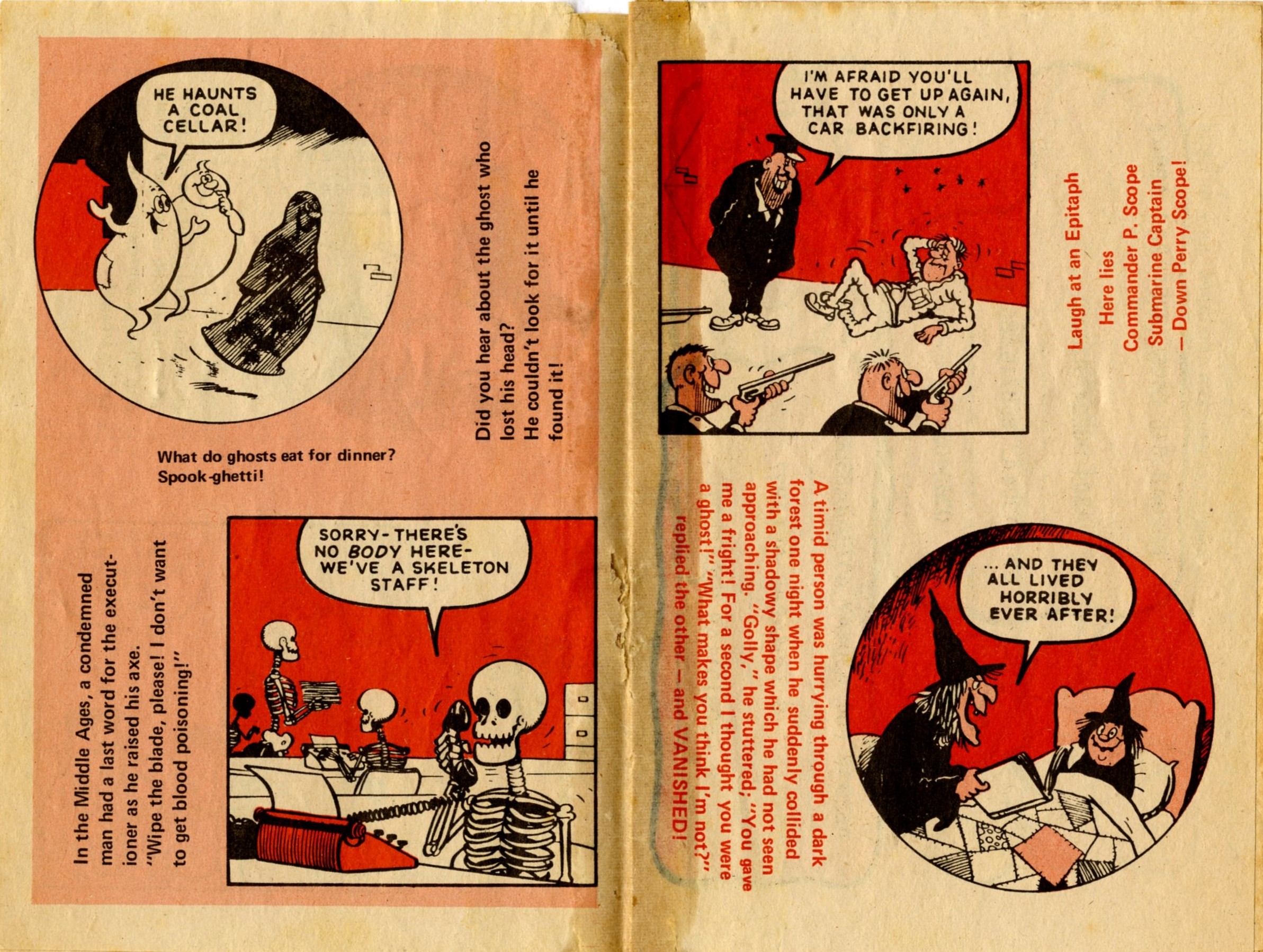 Harry's Ghost Gags free gift booklet: Mike Lacey (artist)