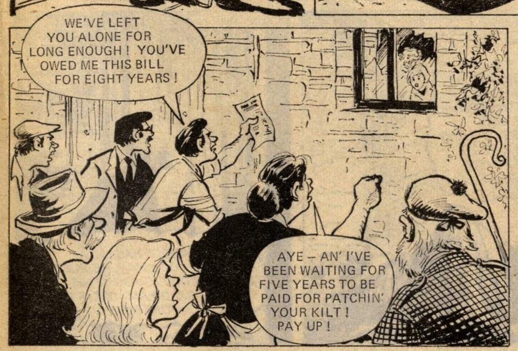 Jeannie and her Uncle Meanie: John Wagner? (writer), Robert MacGillivray (artist)