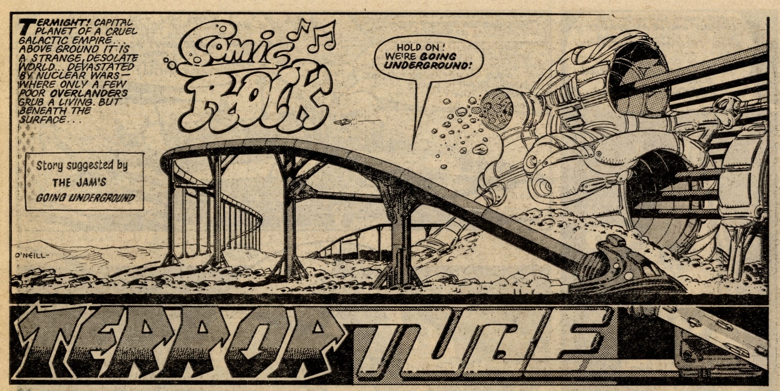 Terror Tube: Pat Mills (writer), Kevin O’Neill (artist)