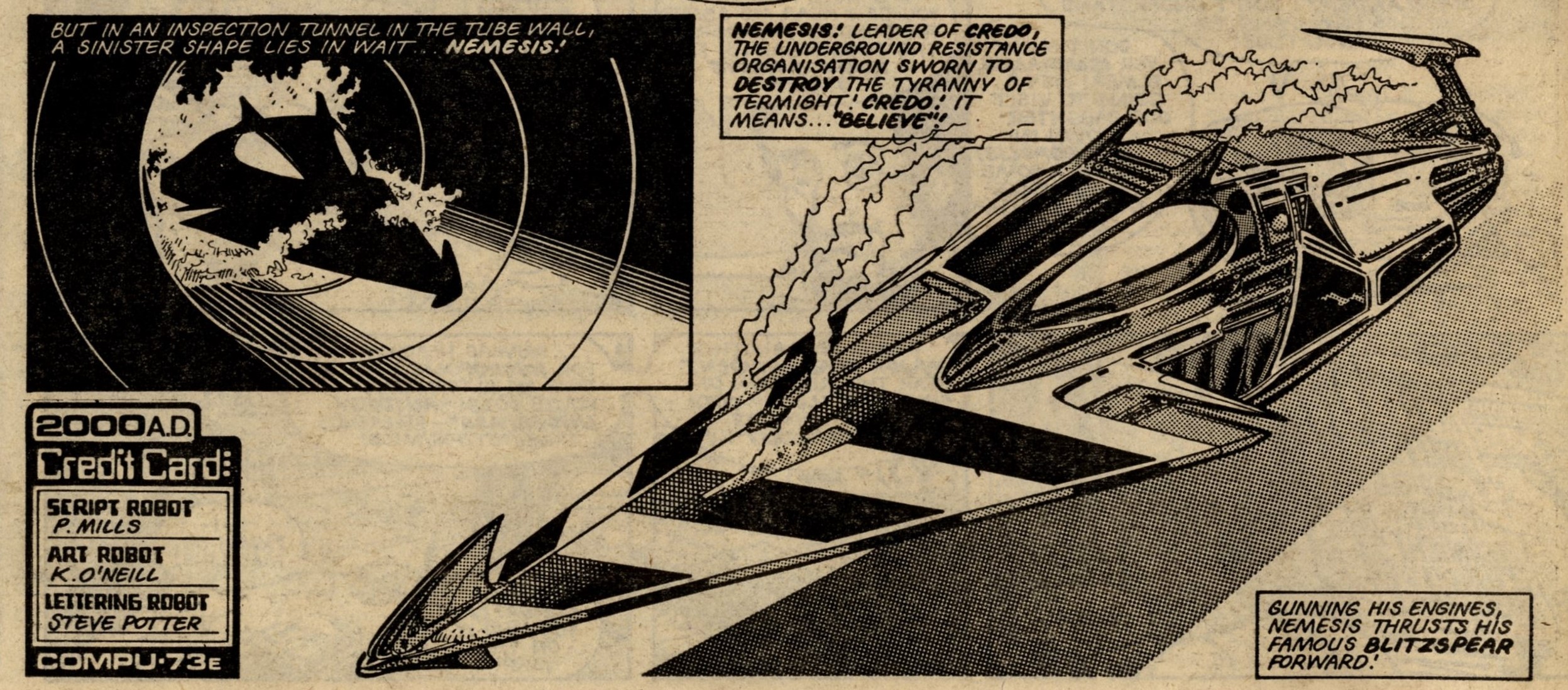 Terror Tube: Pat Mills (writer), Kevin O’Neill (artist)
