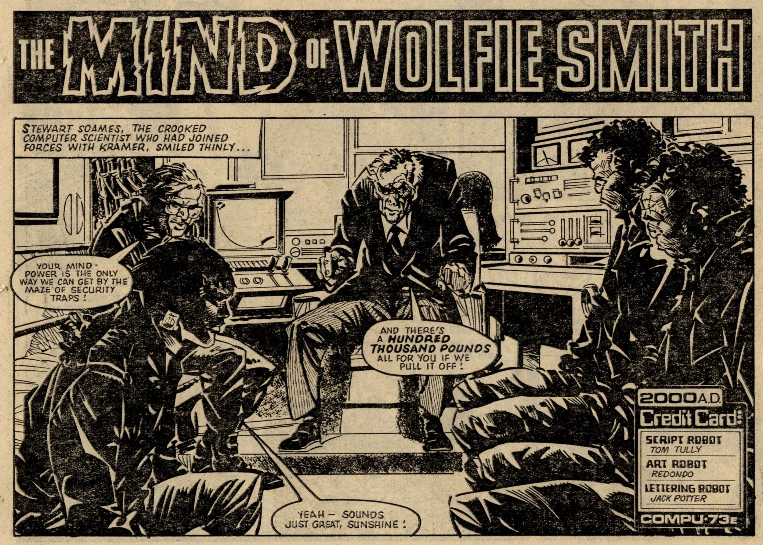 The Mind of Wolfie Smith: Tom Tully (writer), Jesus Redondo (artist)