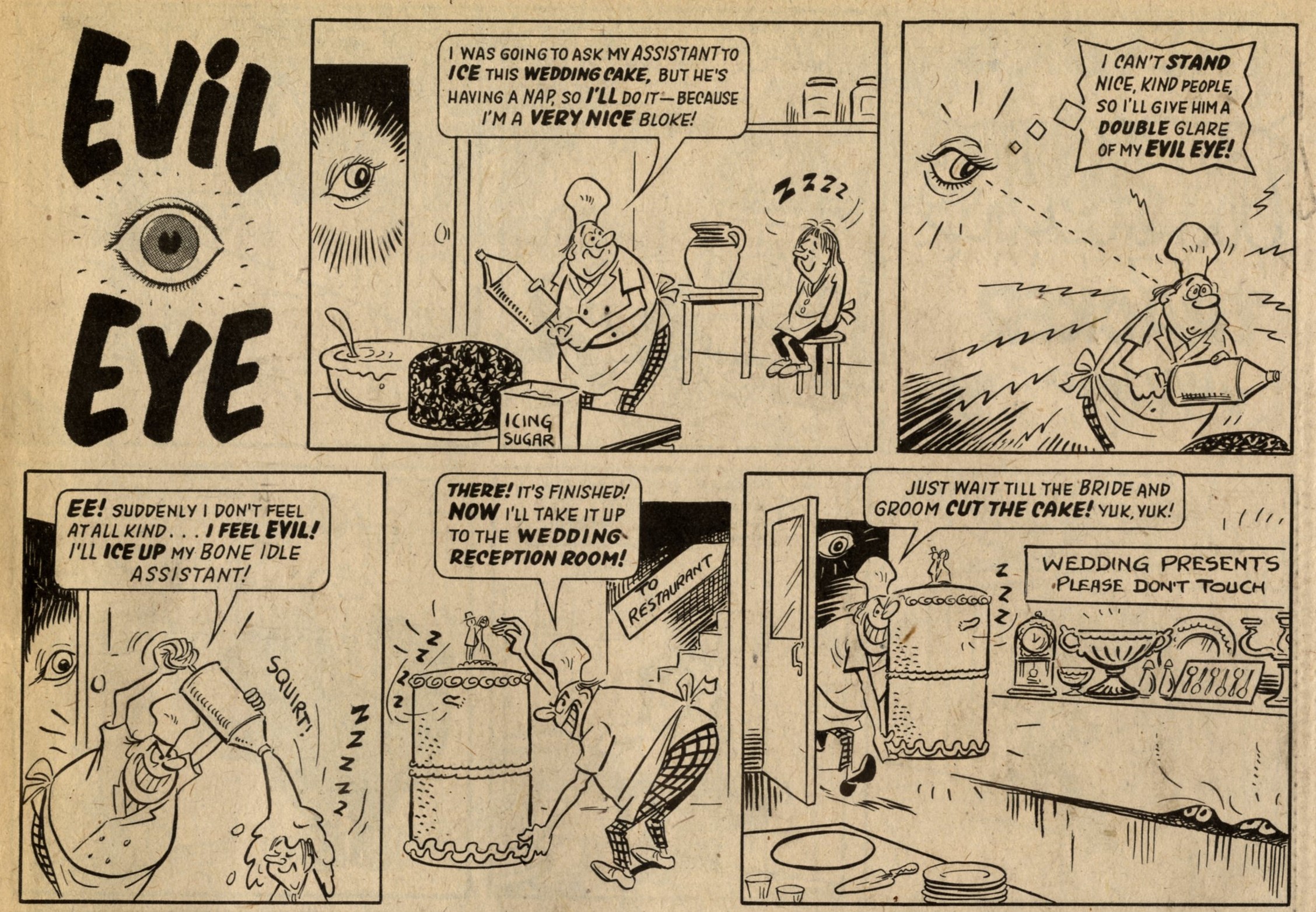 Evil Eye: Reg Parlett (artist)