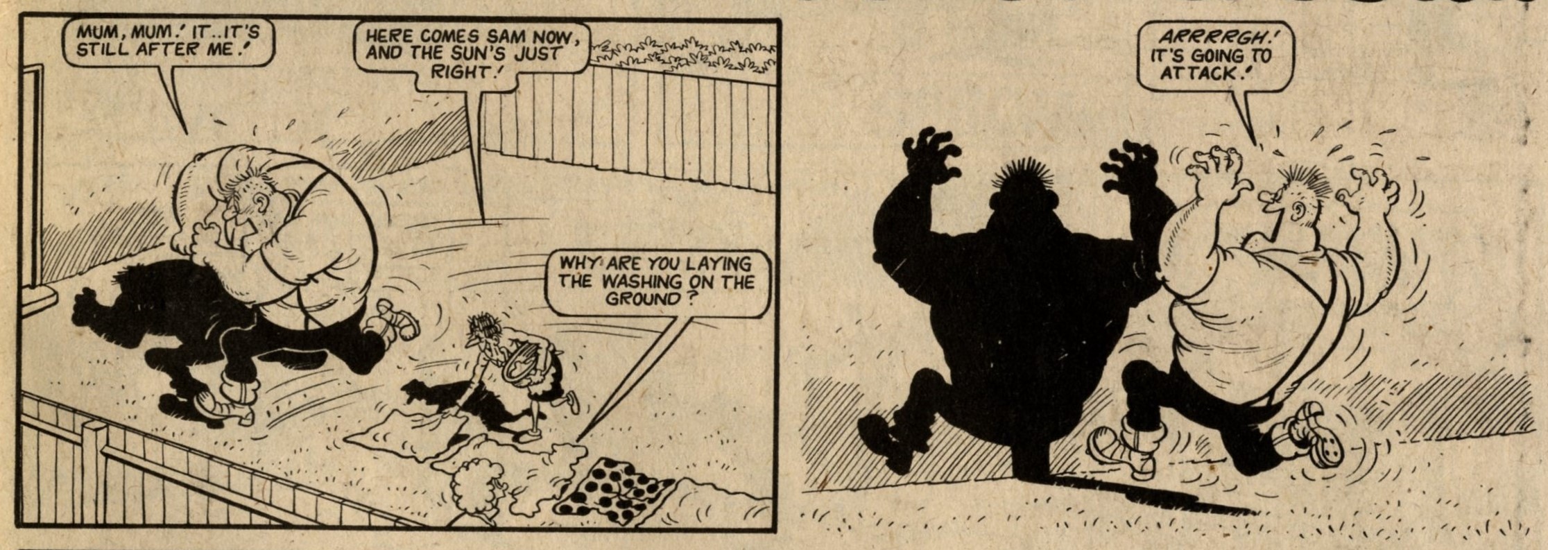 Scared-stiff Sam: Mike Lacey (artist)