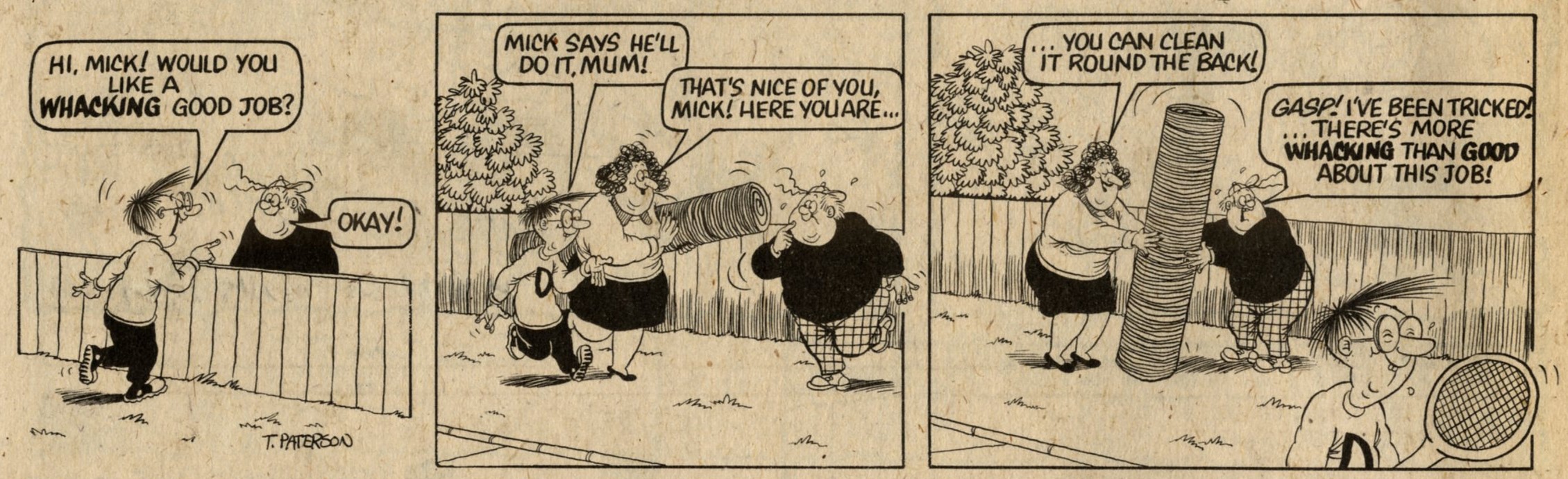 Clever Dick and Dozy Mick: Tom Paterson (artist)