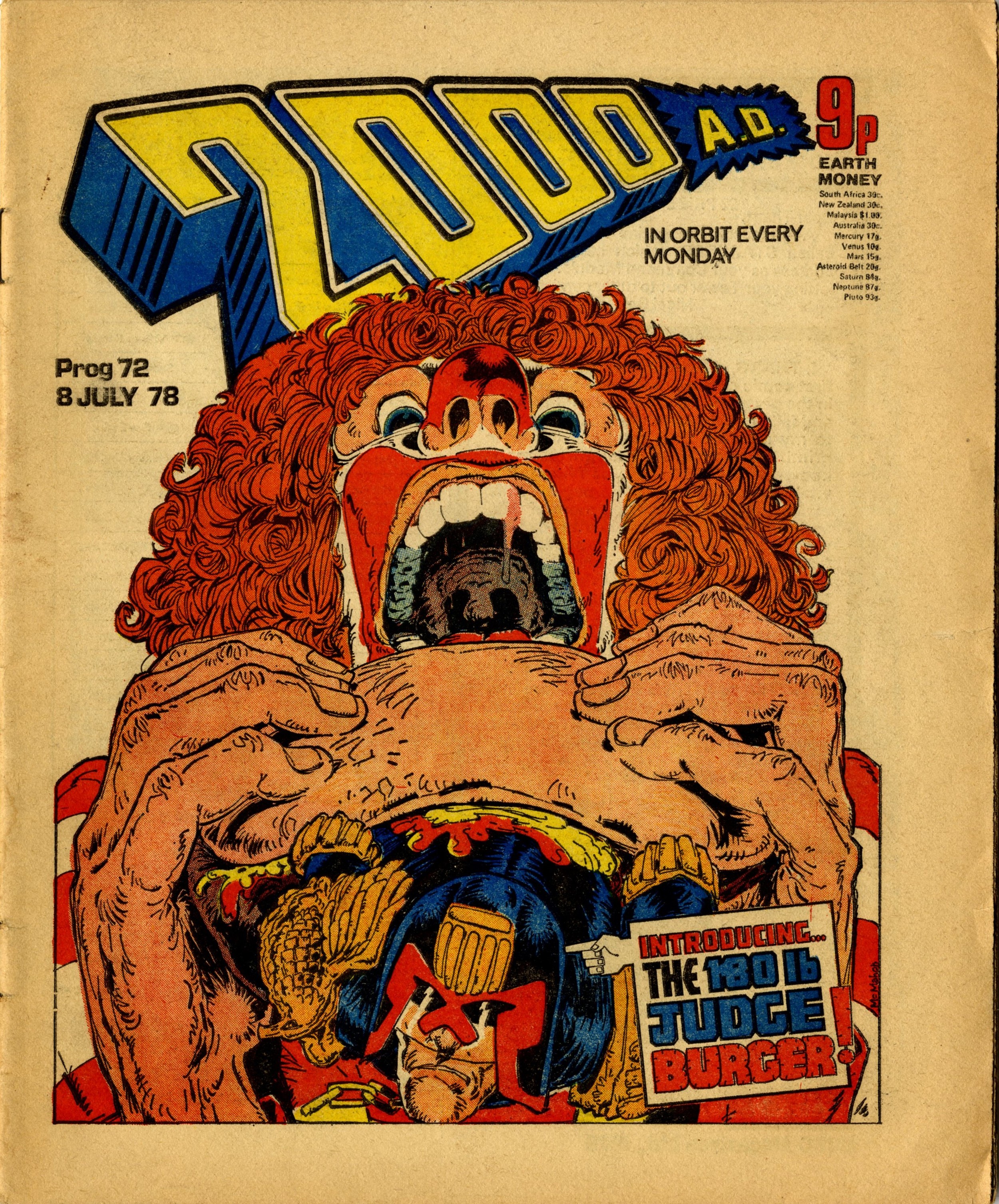 On this day, 8 July 1978: 2000AD (Prog 72)