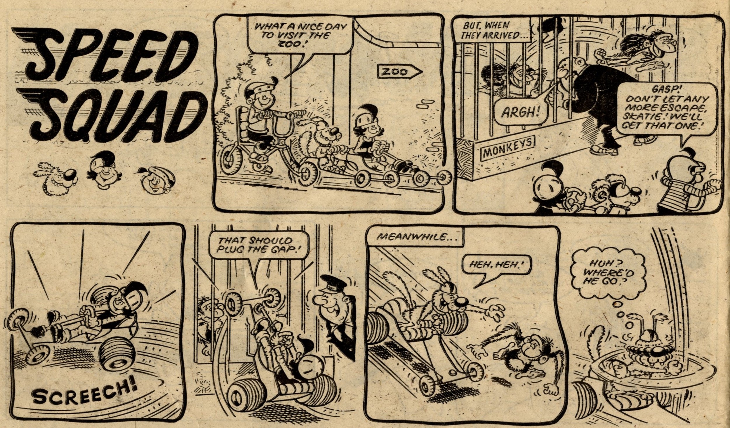 Speed Squad: Mike Lacey? Jimmy Hansen? (artist)