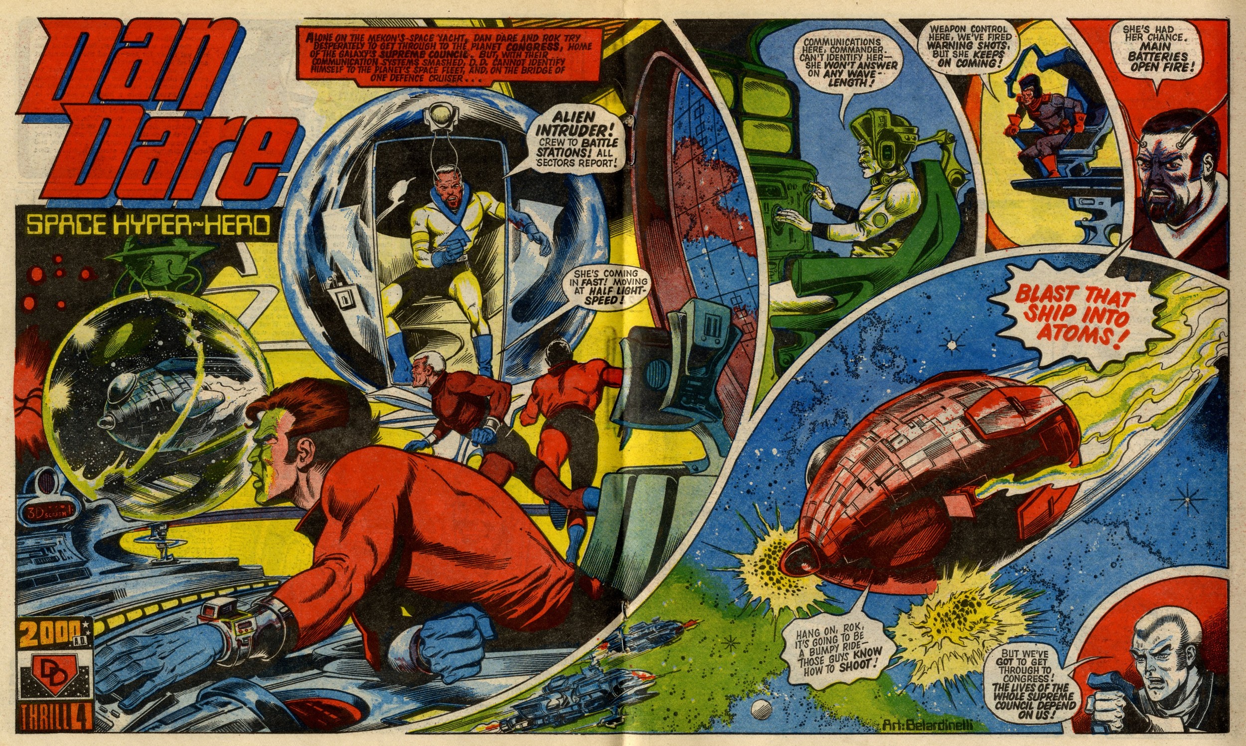 Dan Dare: Steve Moore (writer), Massimo Belardinelli (artist)