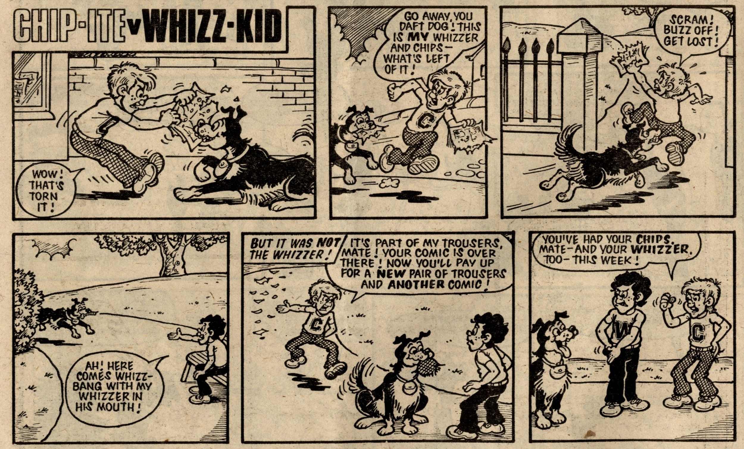 Chip-ite v Whizz-kid: Vic Neill? (artist)