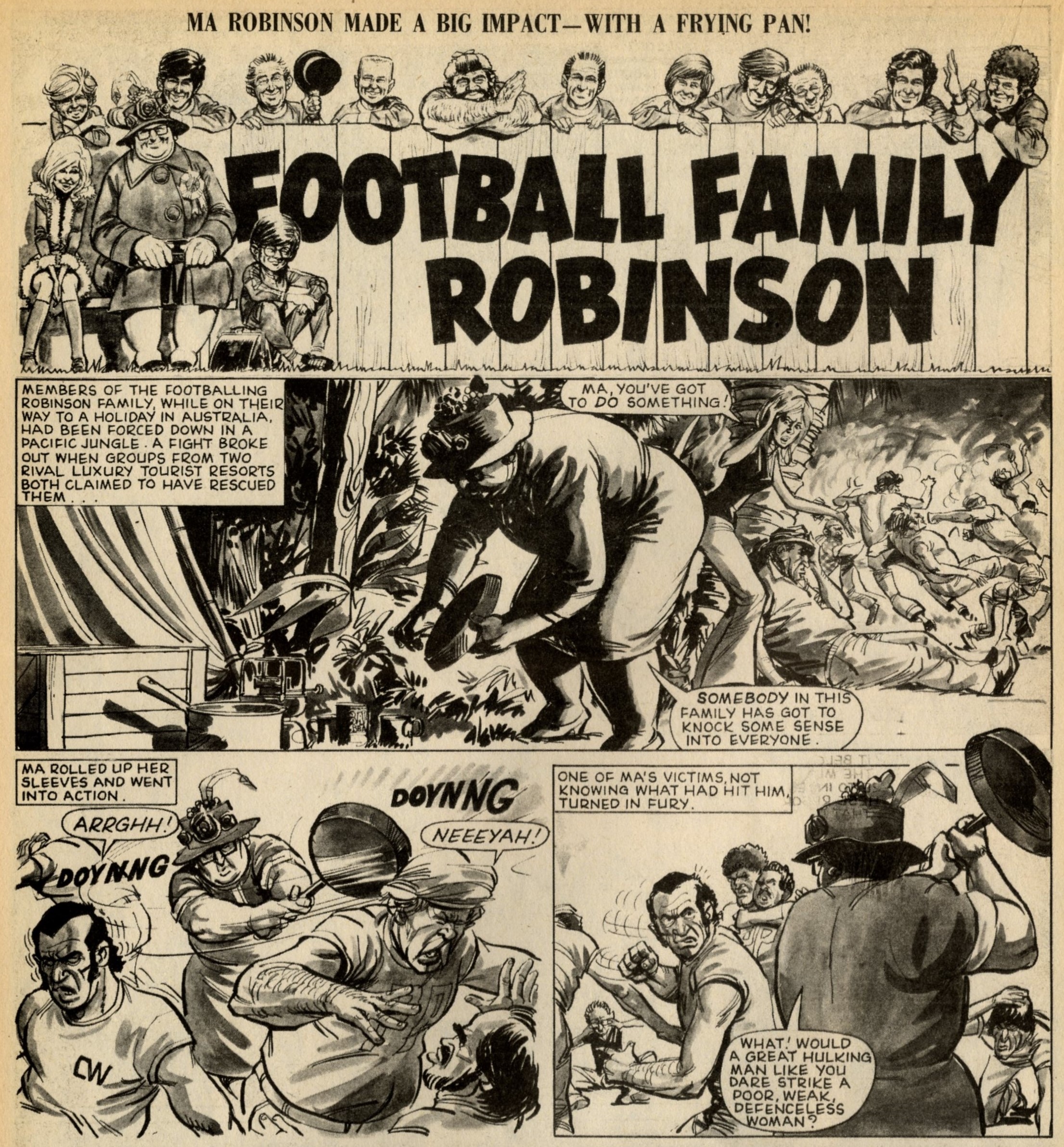 Football Family Robinson: Tom Tully (writer), John Gillatt (artist)