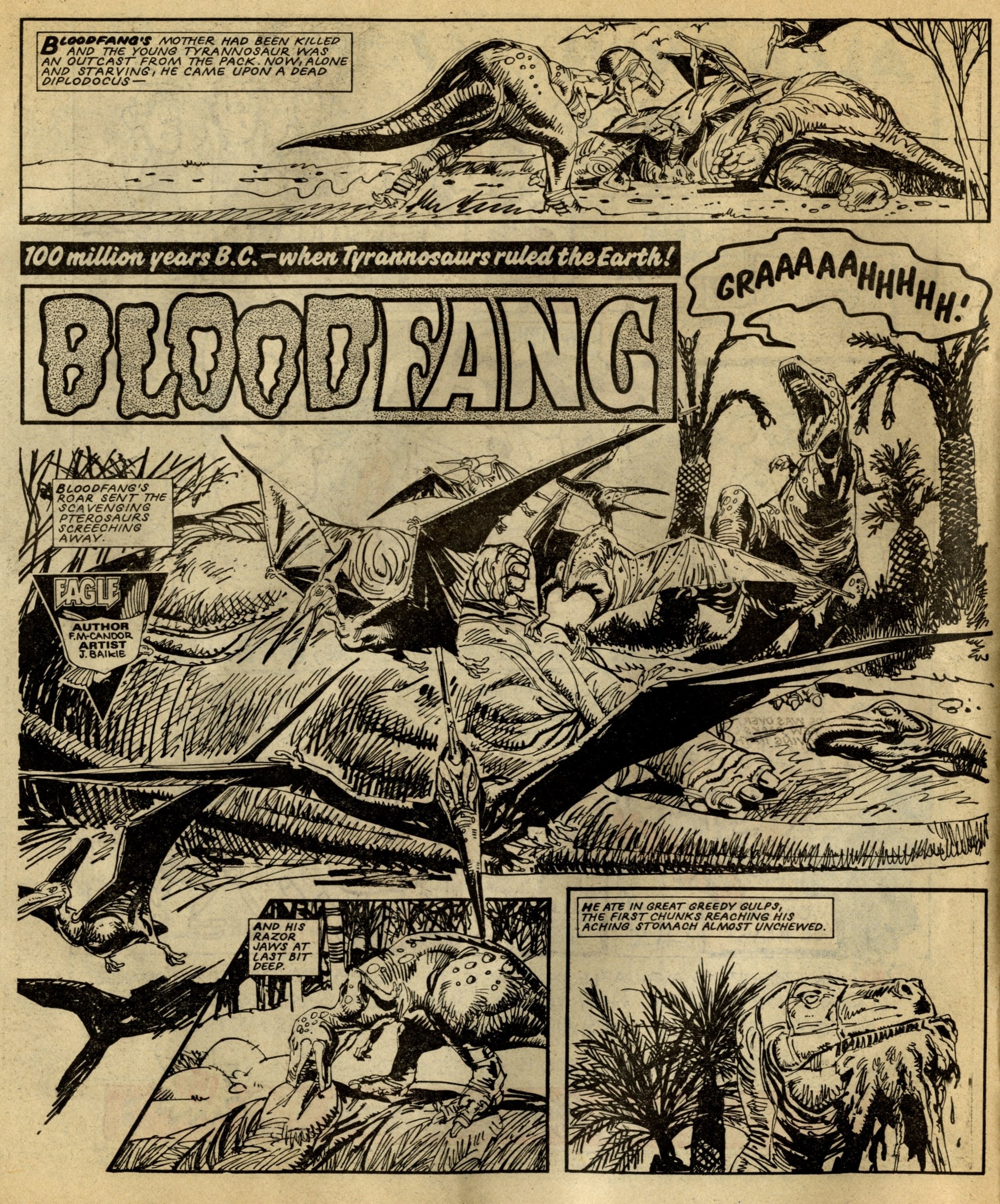 Bloodfang: John Wagner and Alan Grant (writers); Jim Baikie (artist)