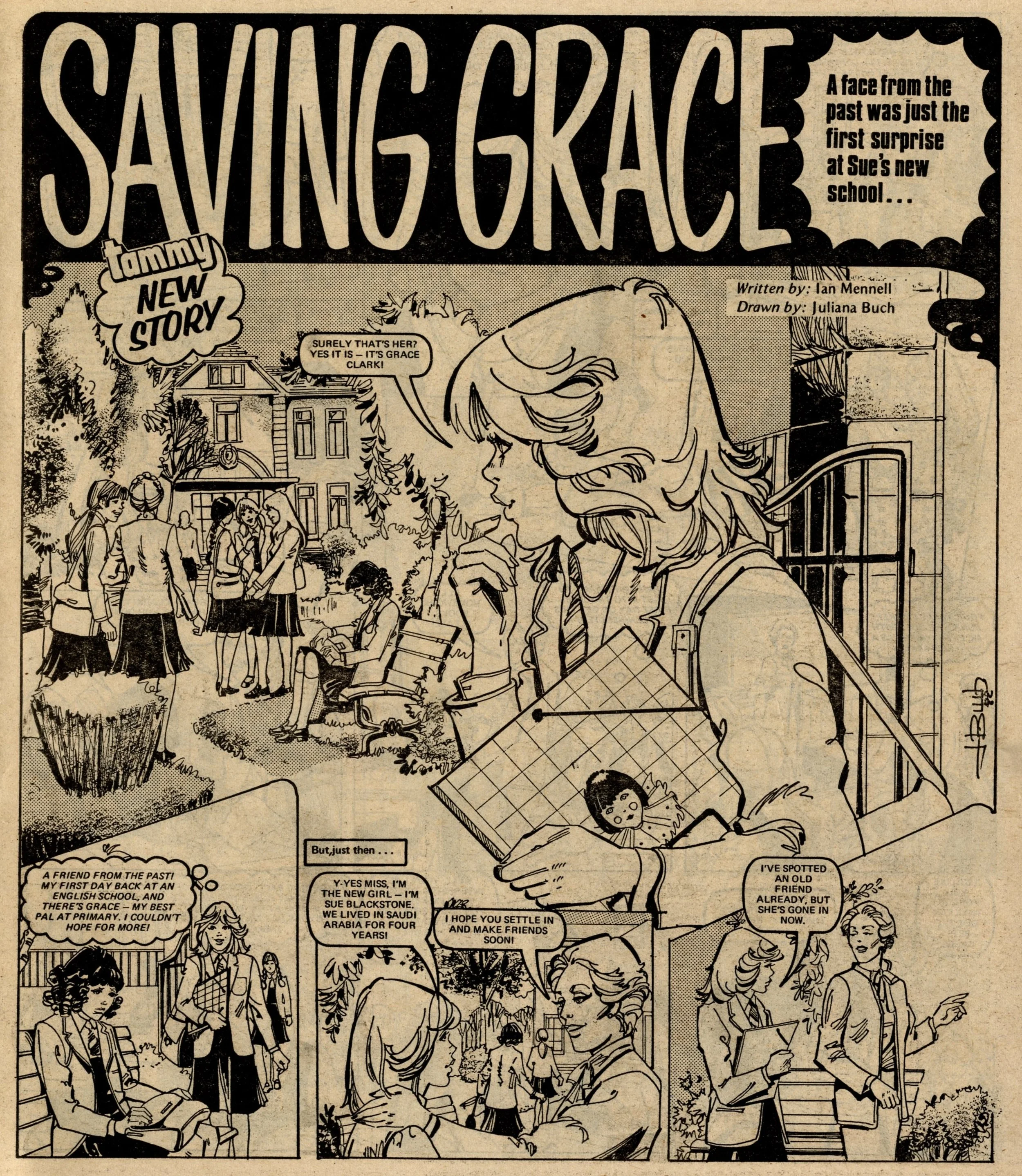 Saving Grace: Ian Mennell (writer), Juliana Buch (artist)