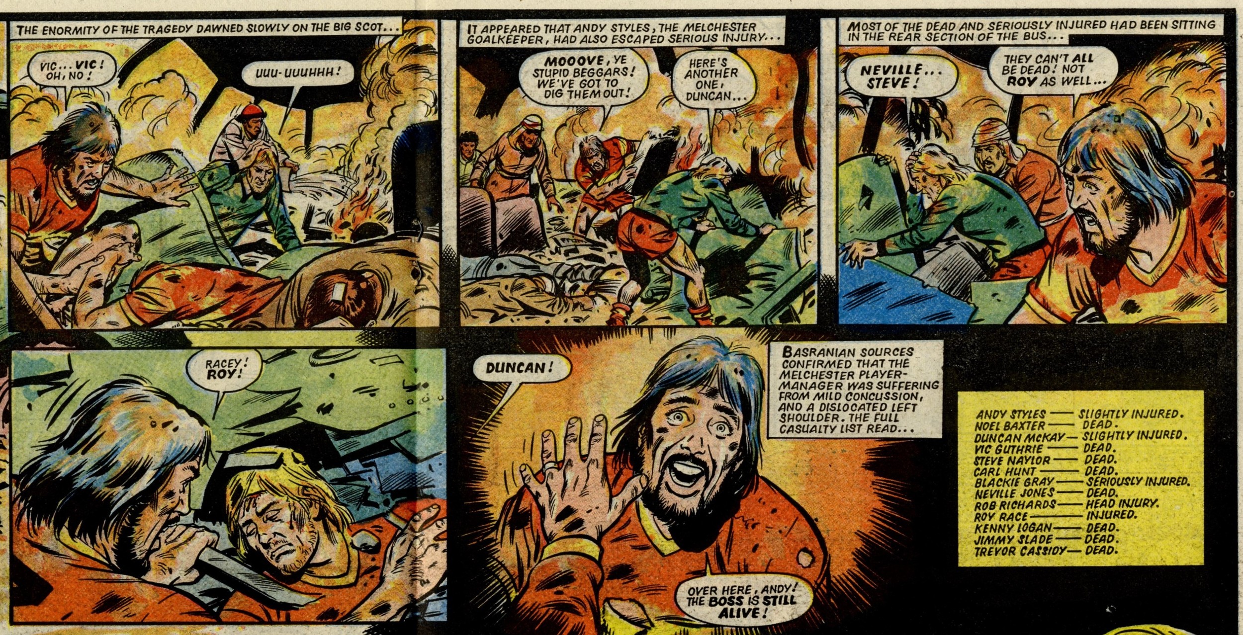Roy of the Rovers: Tom Tully (writer), David Sque (artist)