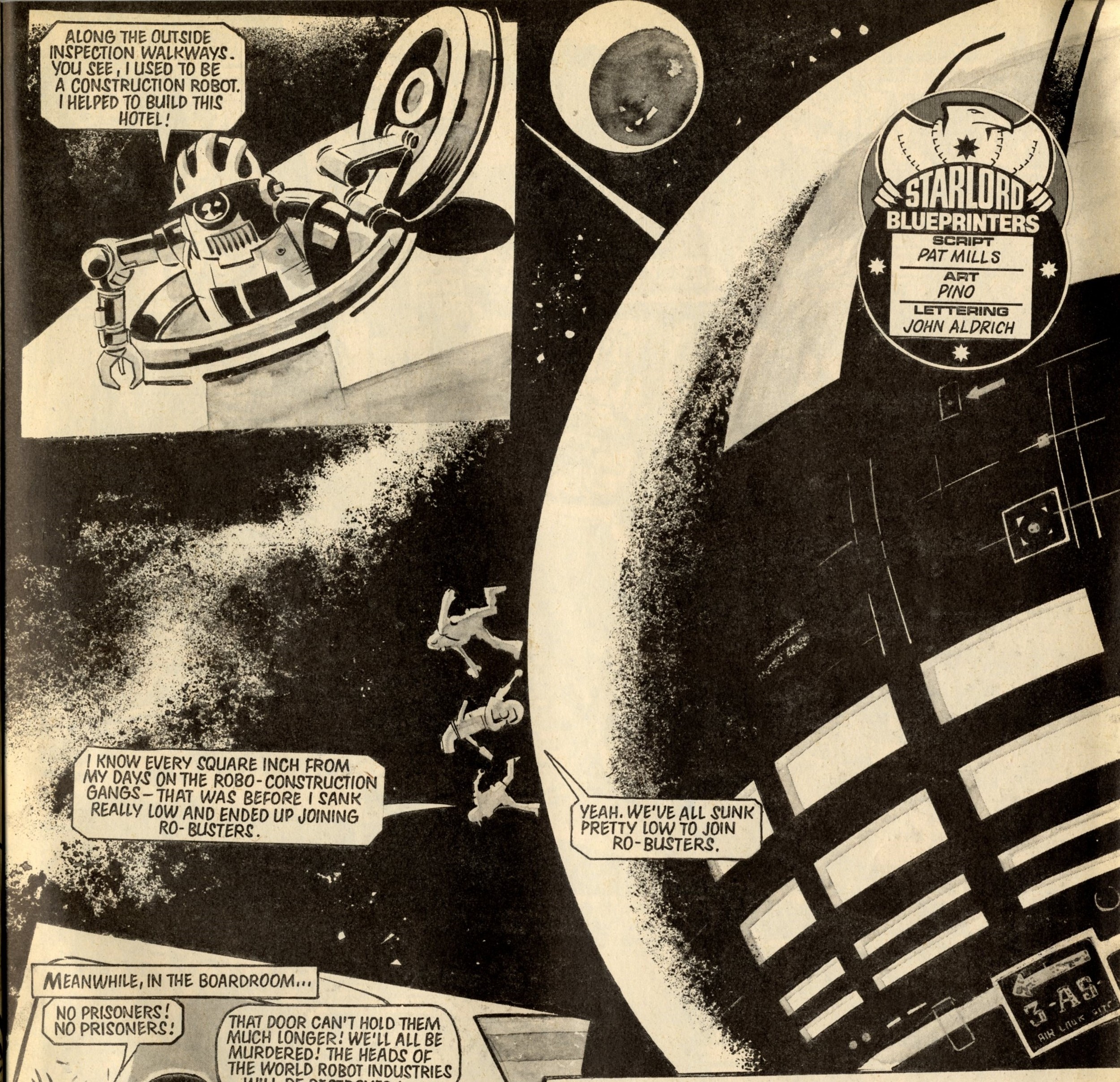 Ro-busters: Pat Mills (writer), Carlos Pino (artist)