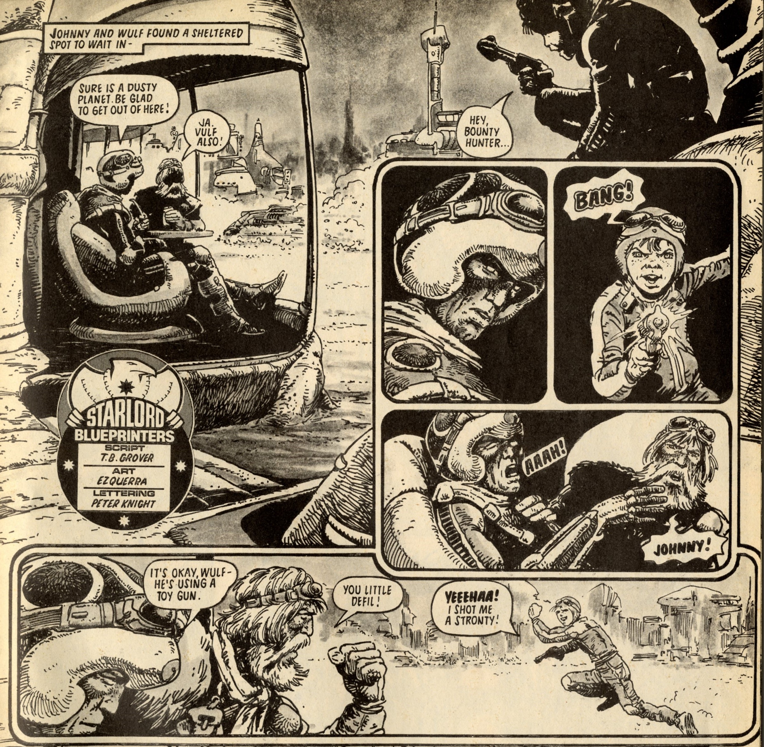 Strontium Dog: John Wagner (writer), Carlos Ezquerra (artist)