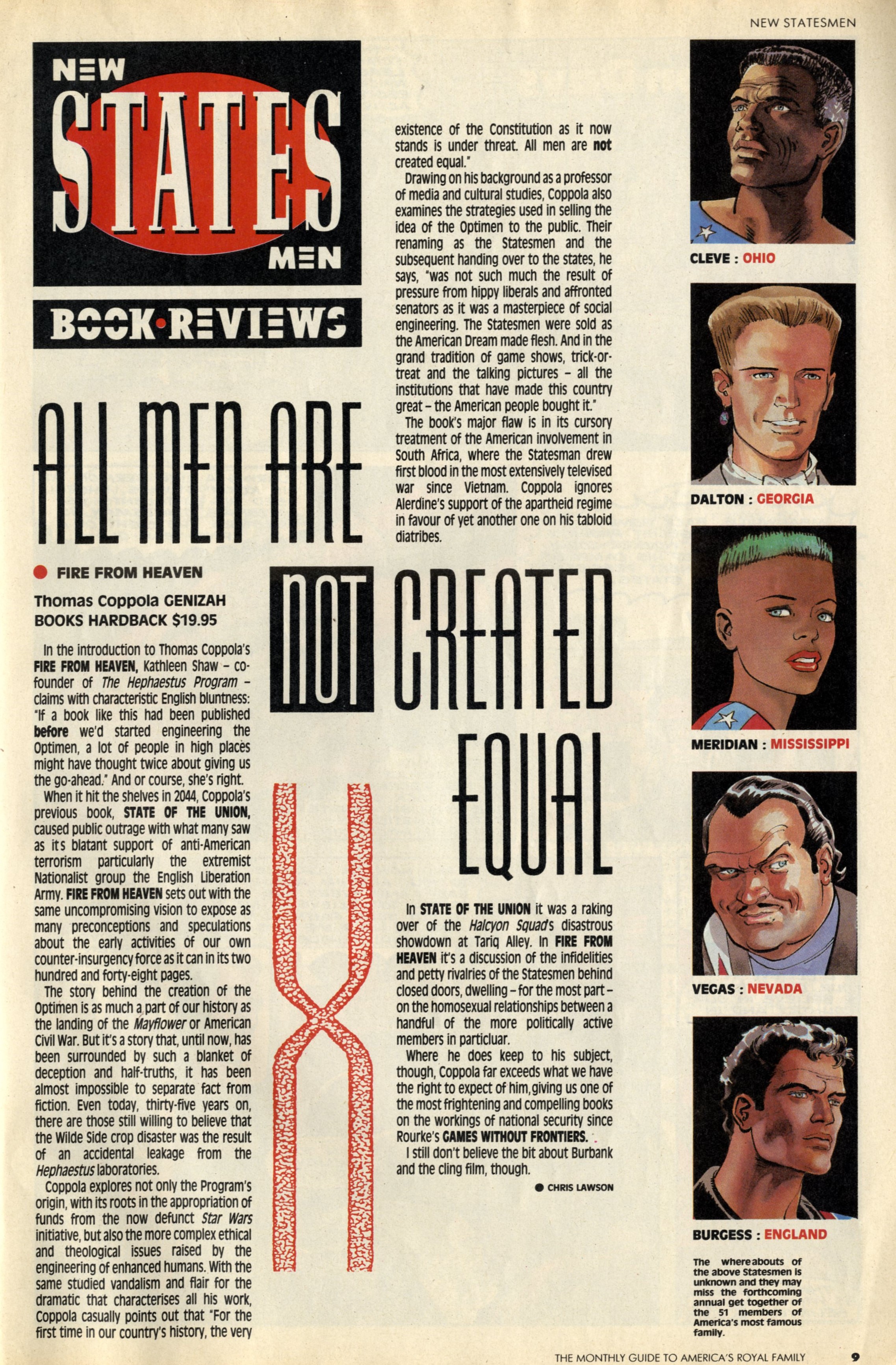 New Statesmen: John Smith (writer), Jim Baikie (artist)
