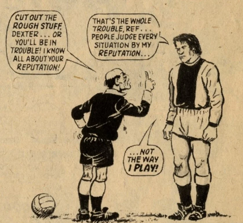 The Hard Man: Barrie Tomlinson (writer), artist uncertain