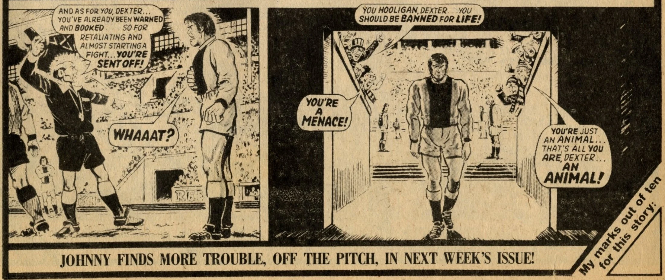 The Hard Man: Barrie Tomlinson (writer), artist uncertain