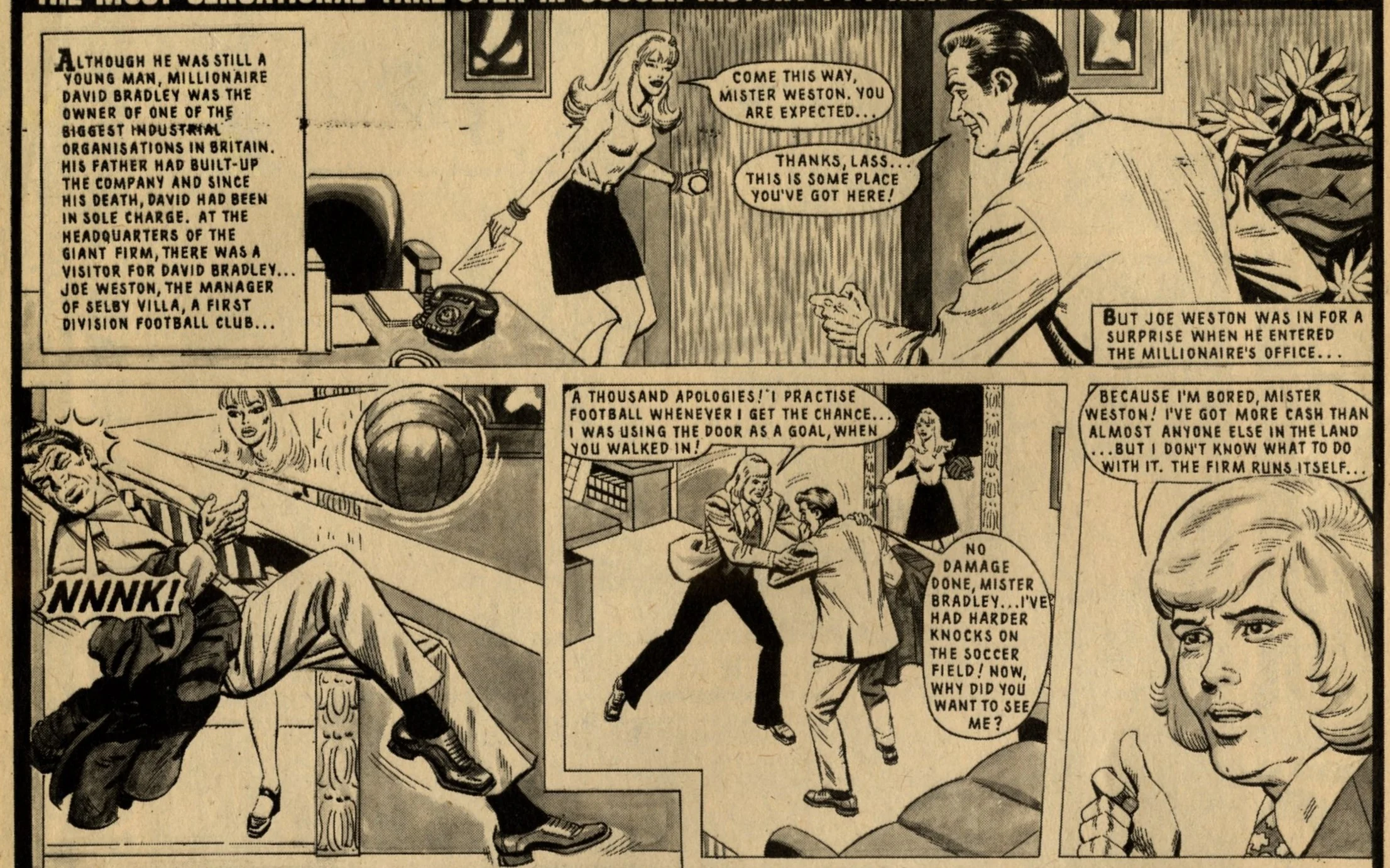 Millionaire Villa: Paul Gettens (writer), artist unknown