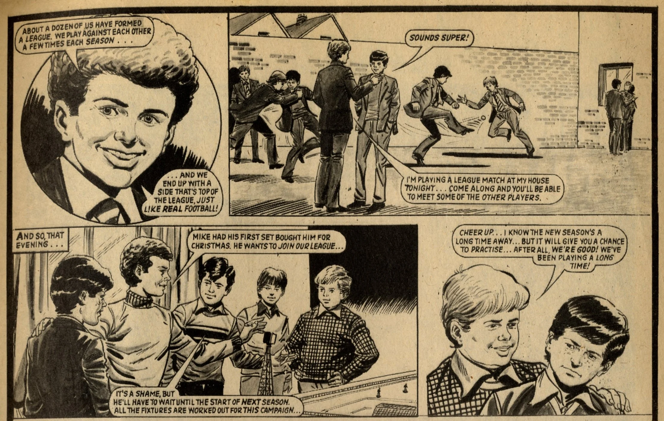 Mike’s Mini Men: Ian Vosper (writer), artist unknown