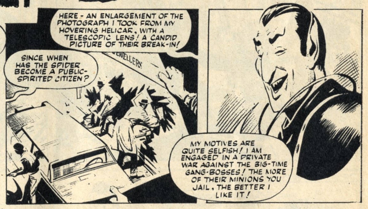The Spider (reprinted from Lion, 1966): Jerry Siegel (writer), Reg Bunn (artist)