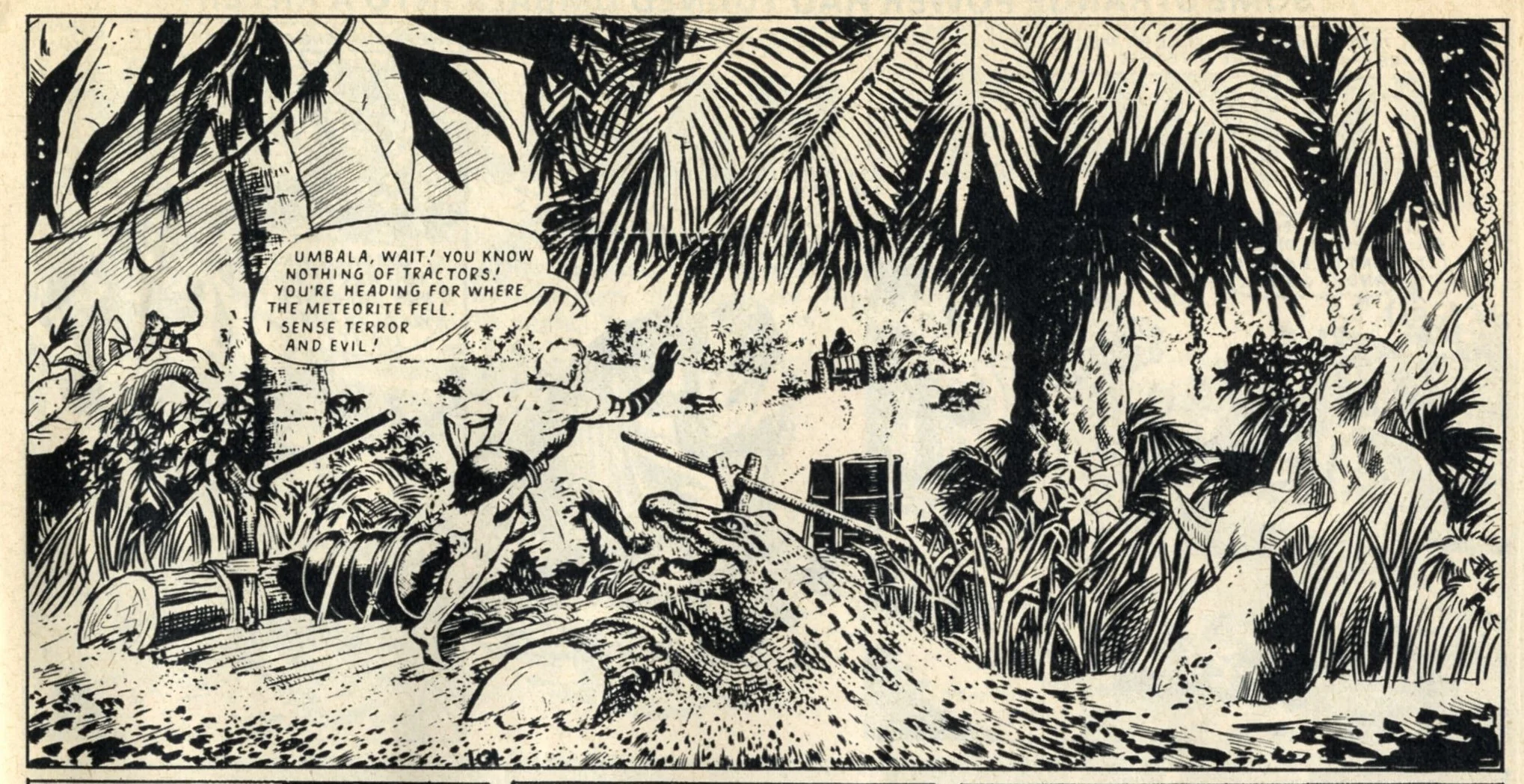 Saber – King of the Jungle (reprinted from Tiger, 1968): Denis McLoughlin (artist)
