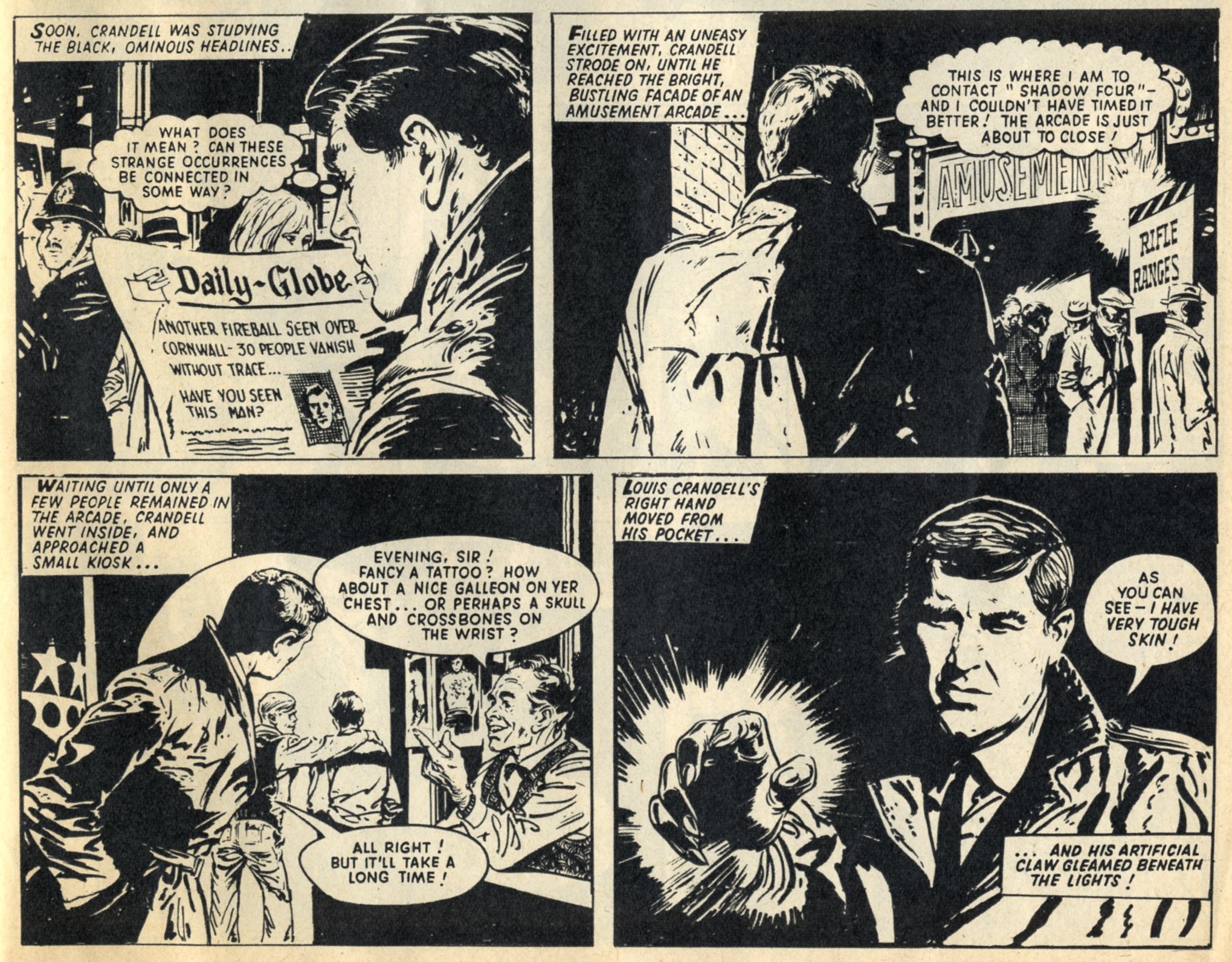 The Steel Claw (reprinted from Valiant, 1964): Tom Tully (writer), Jesus Blasco (artist)