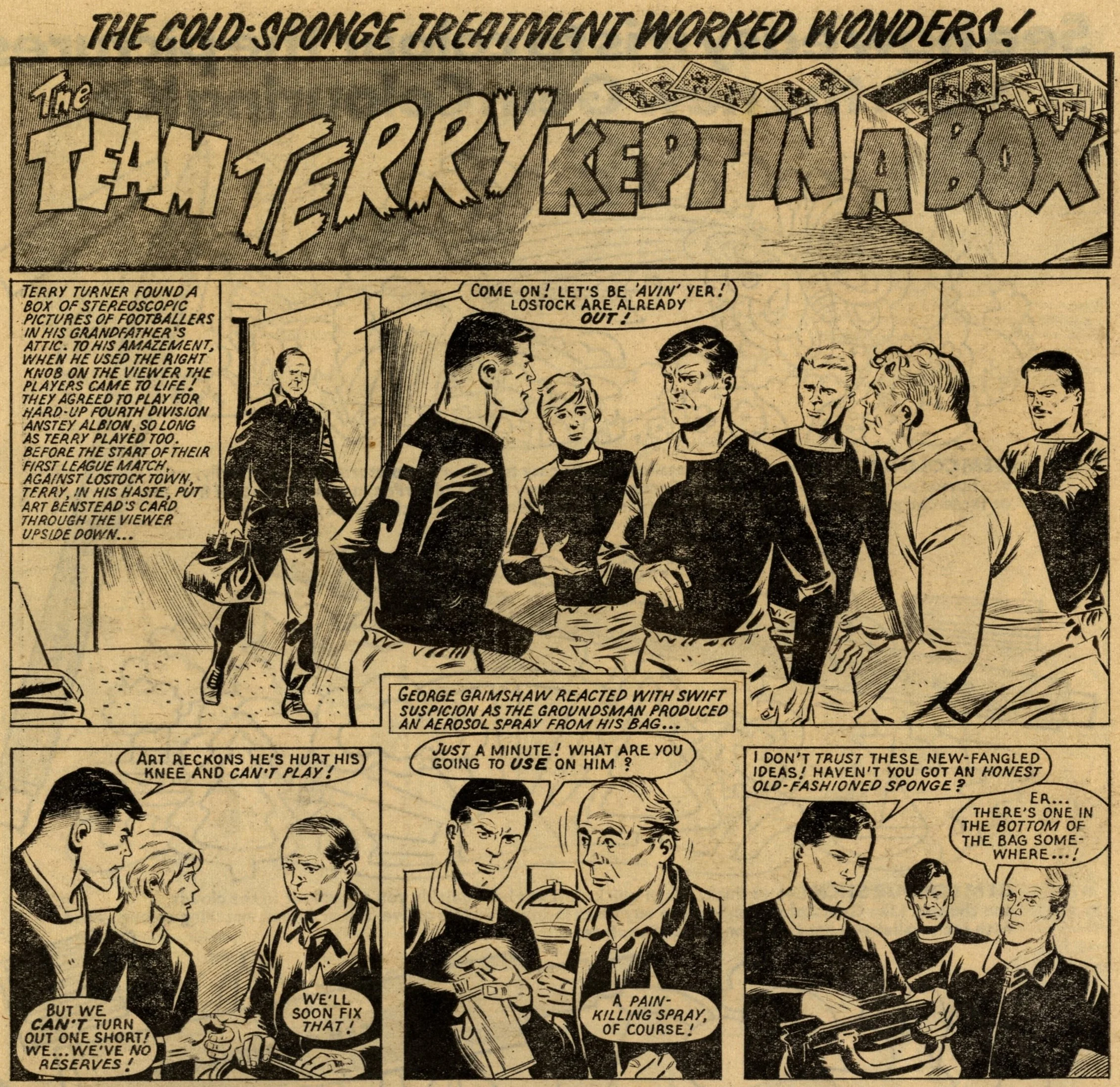The Team Terry Kept in a Box: artist unknown