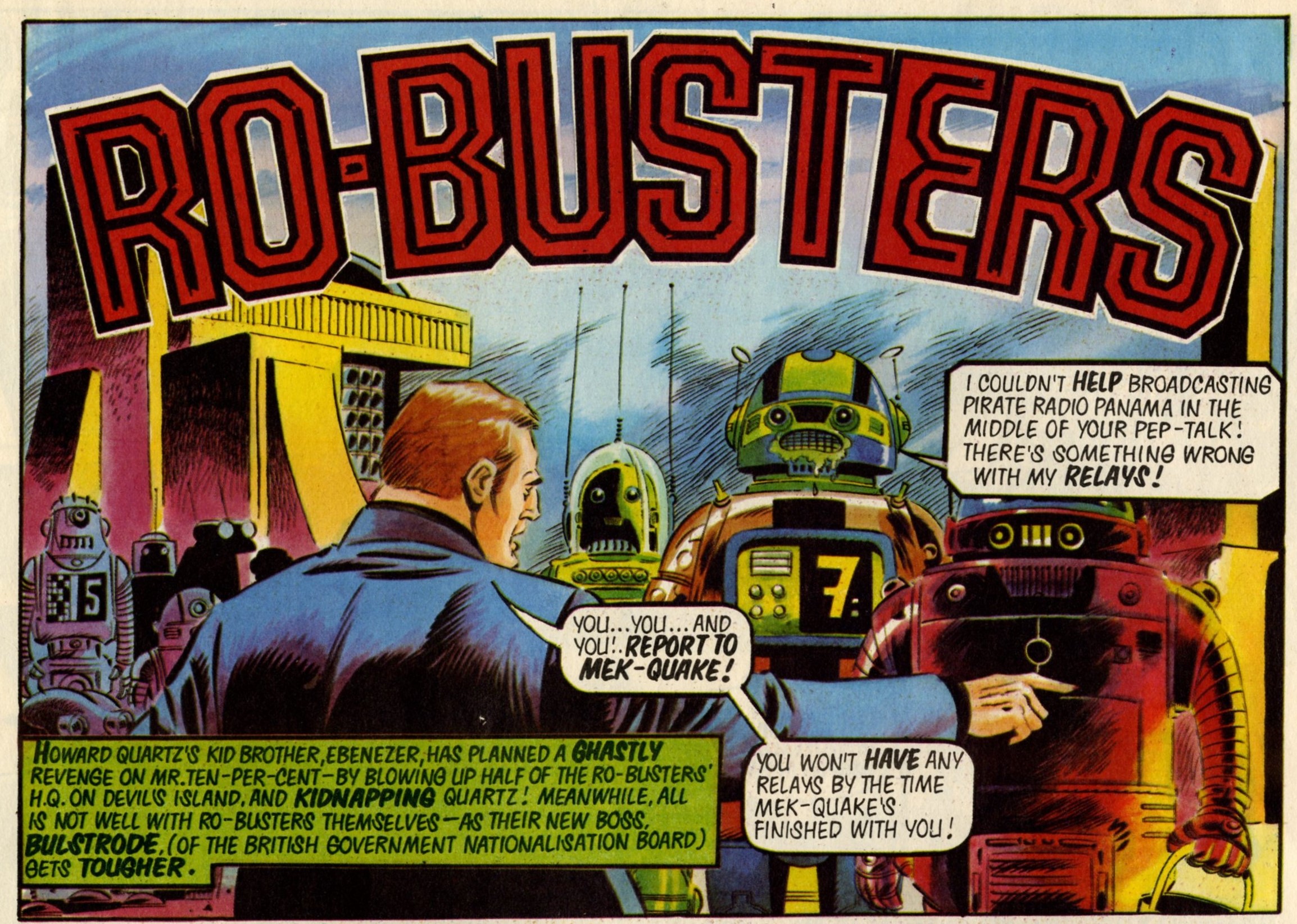 Ro-busters: Chris Lowder (writer), Jose Ferrar (artist)