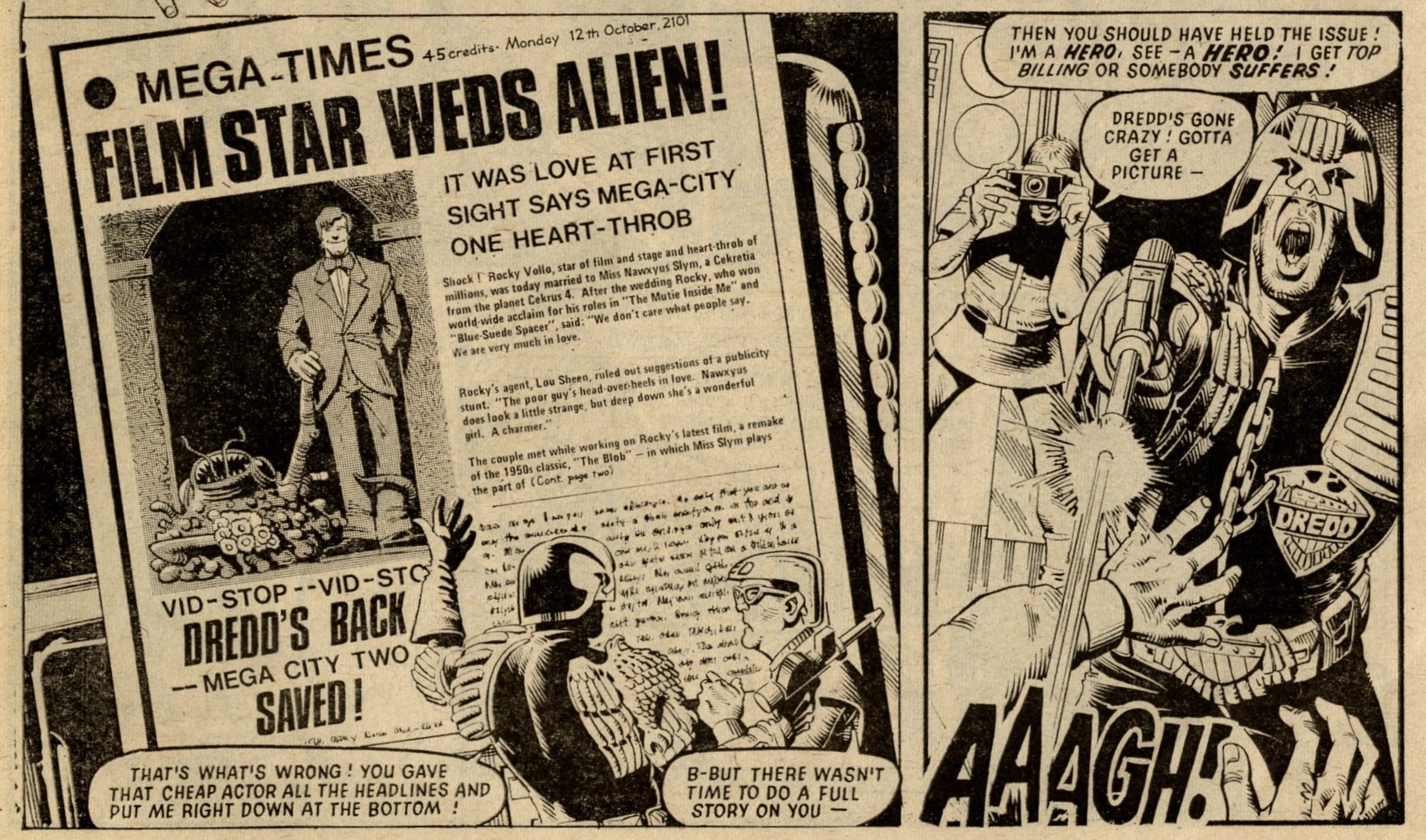 Judge Dredd: John Wagner (writer), Brian Bolland (artist)