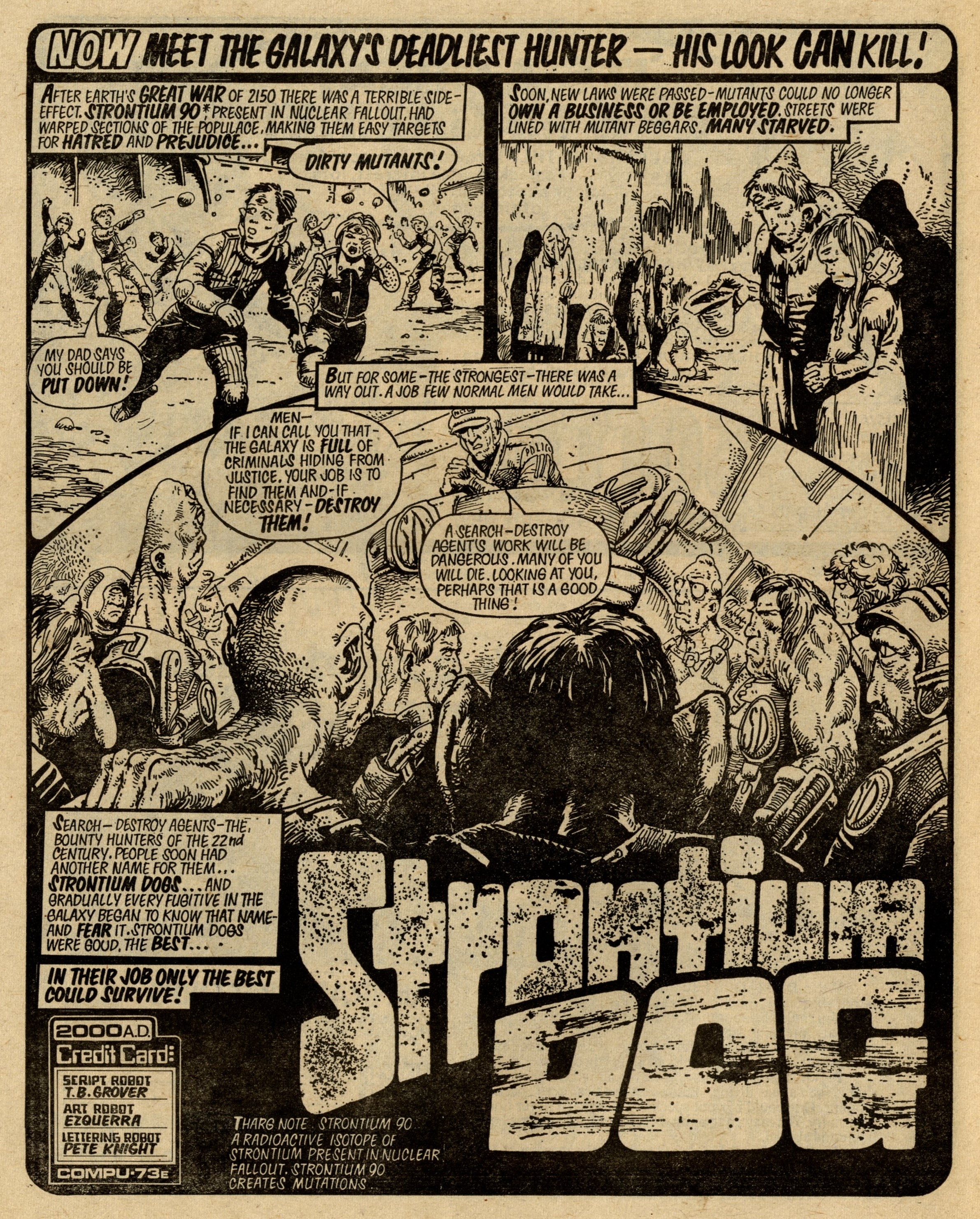 Strontium Dog: John Wagner (writer), Carlos Ezquerra (artist)