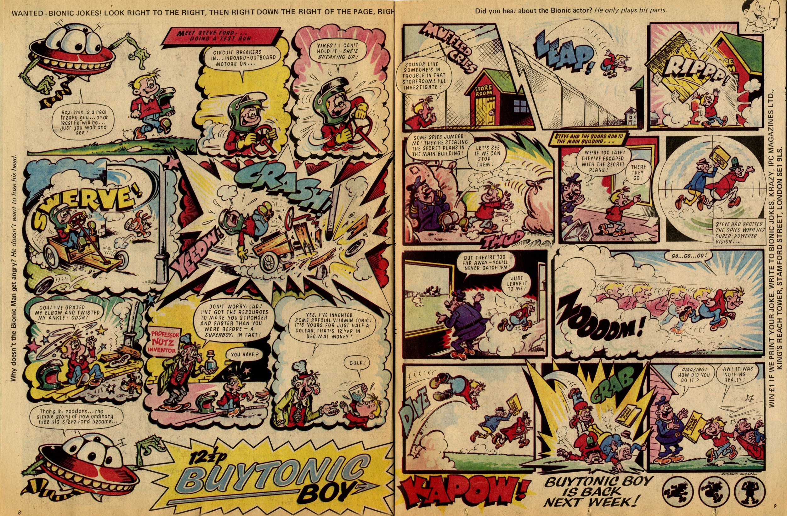 12½p Buytonic Boy: Robert Nixon (artist)