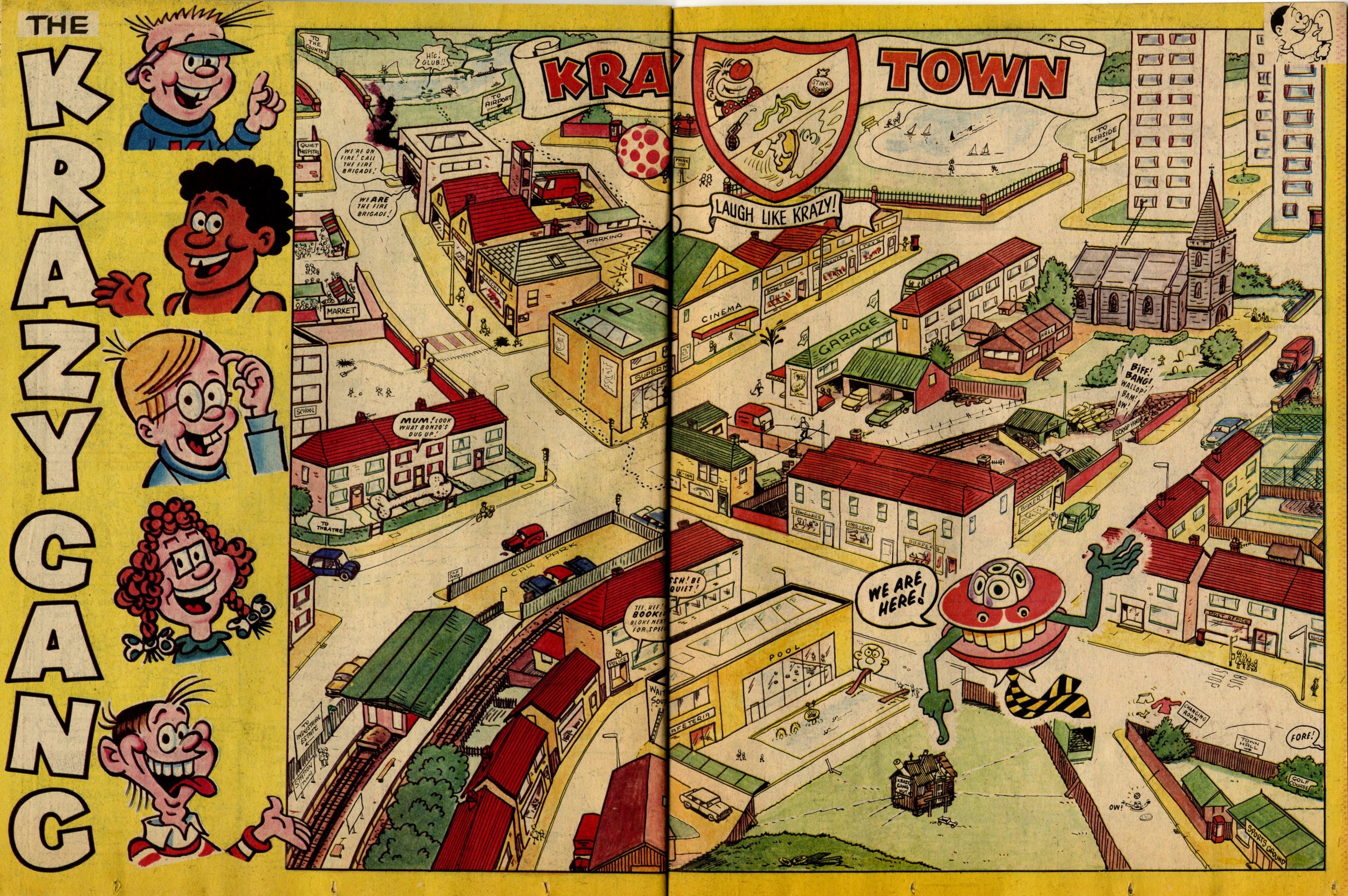 Krazy Town illustration: Terry Bave (artist)