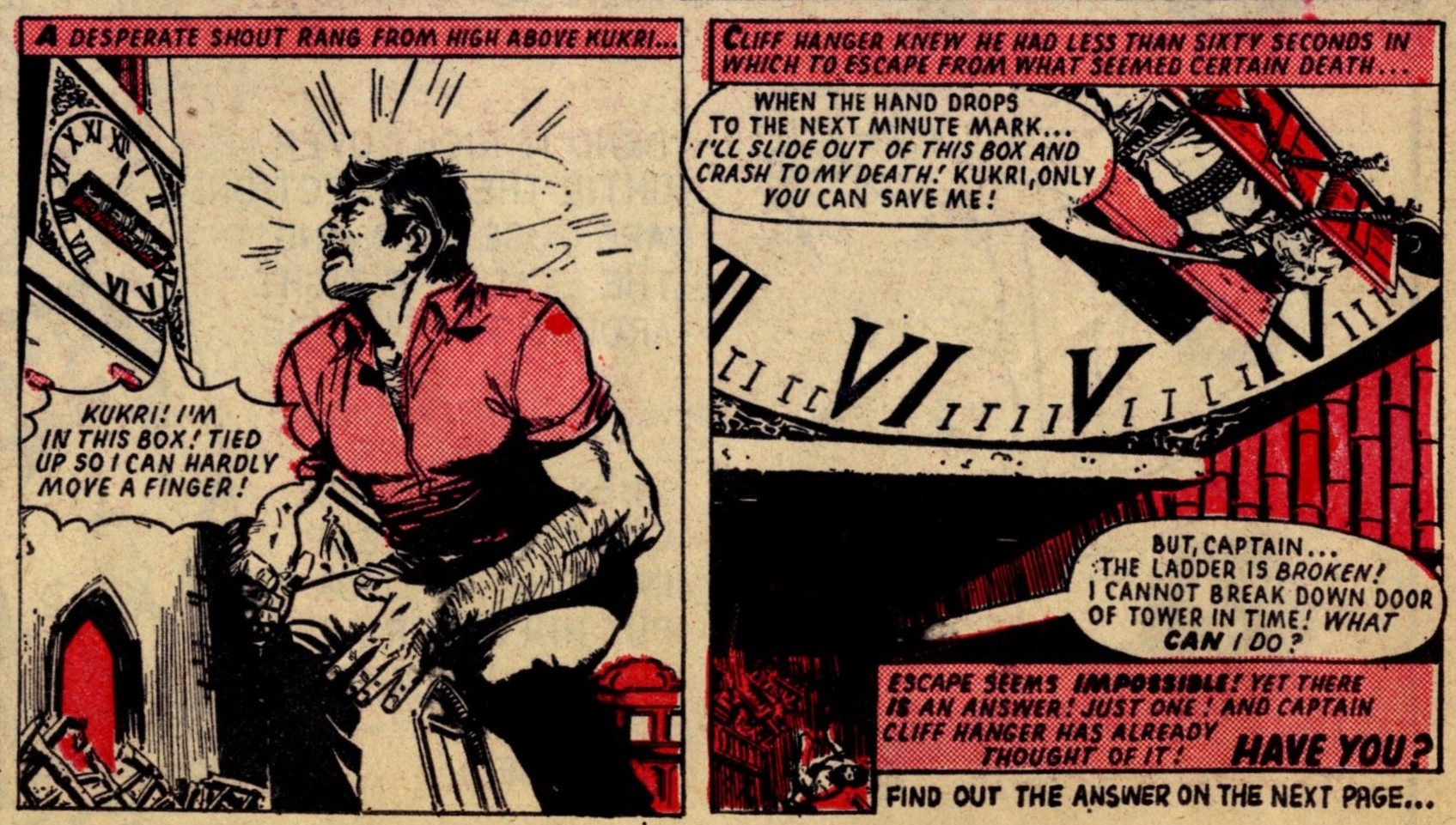 Cliff Hanger: creators unknown