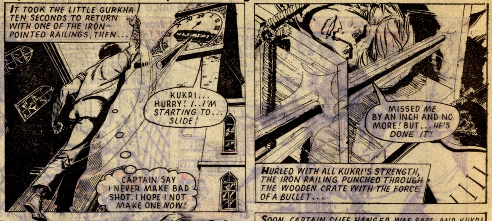 Cliff Hanger: creators unknown