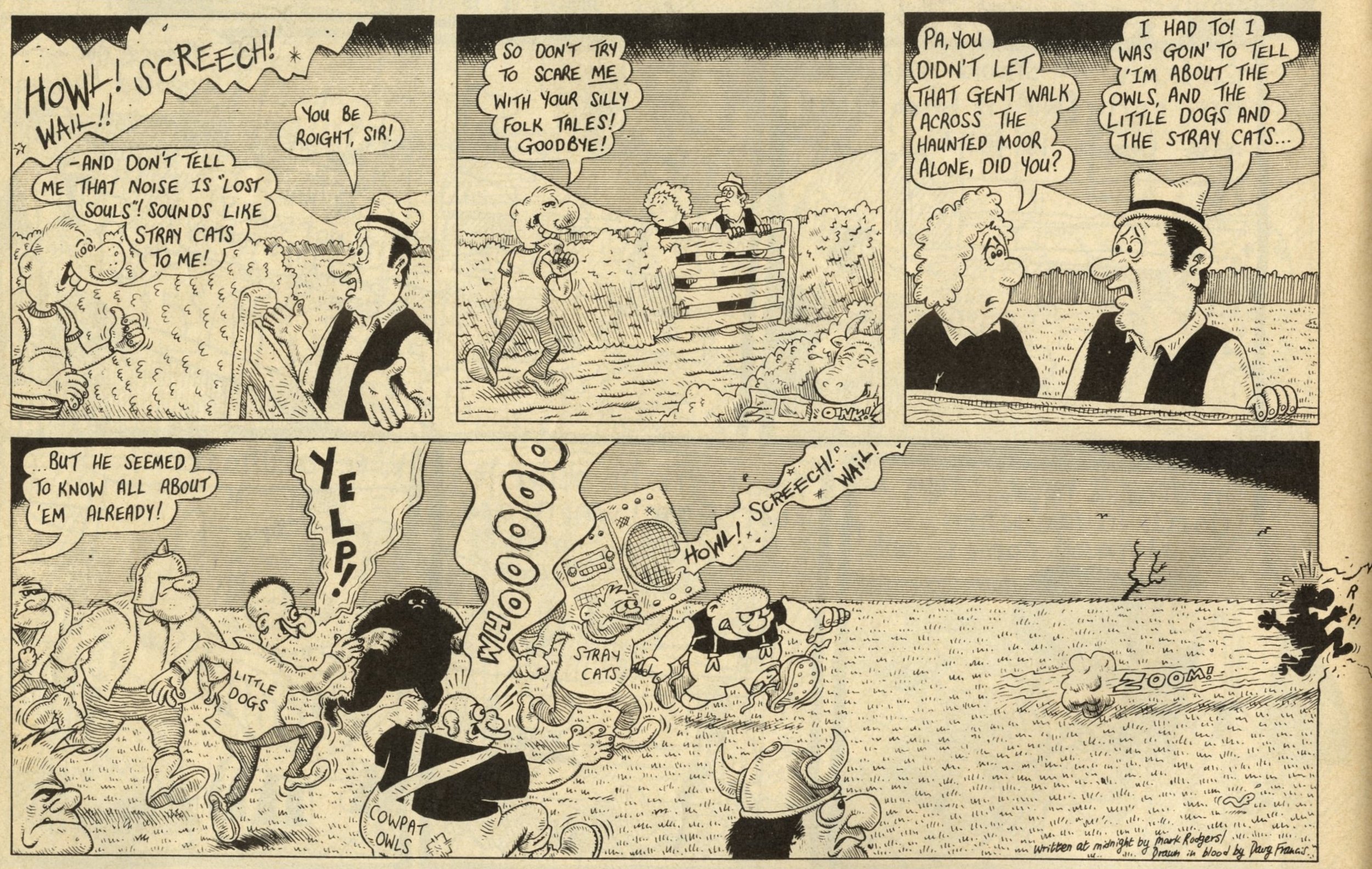 Cowpat County: Mark Rodgers (writer), Davy Francis (artist)
