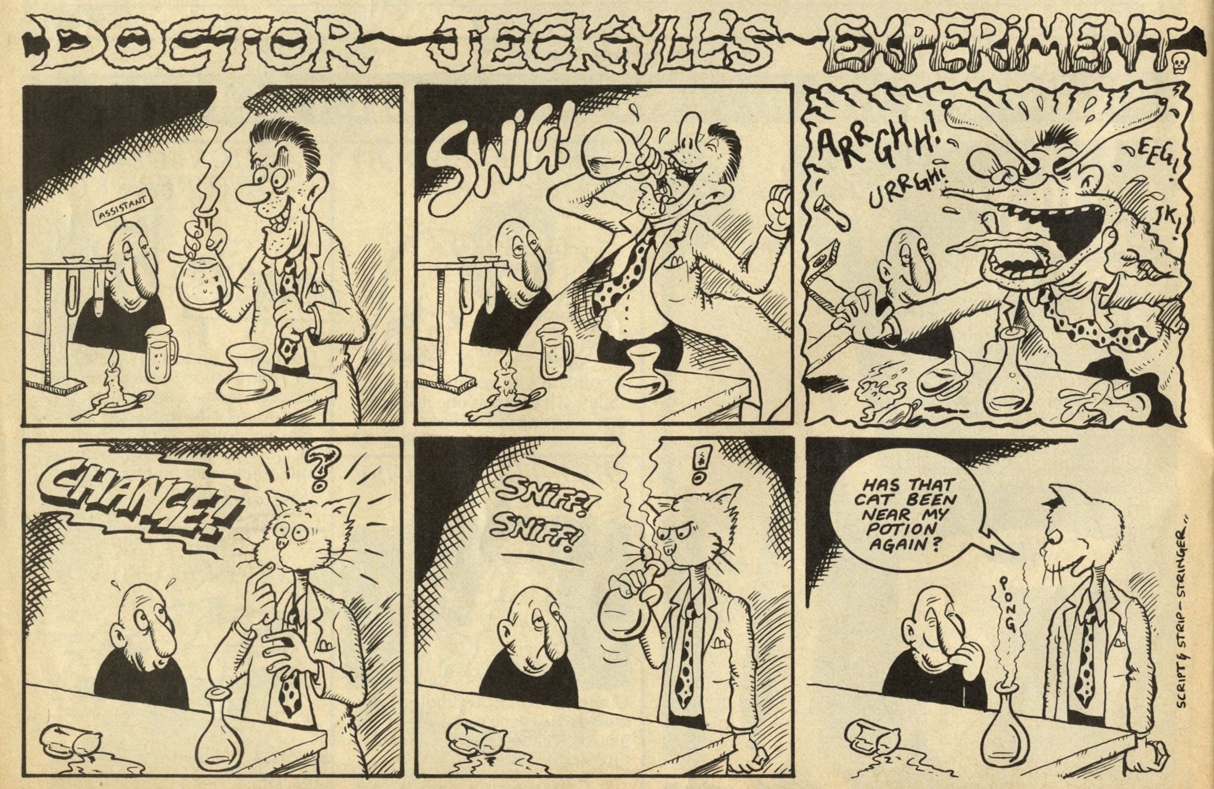 Doctor Jekyll’s Experiment: Lew Stringer (writer and artist)