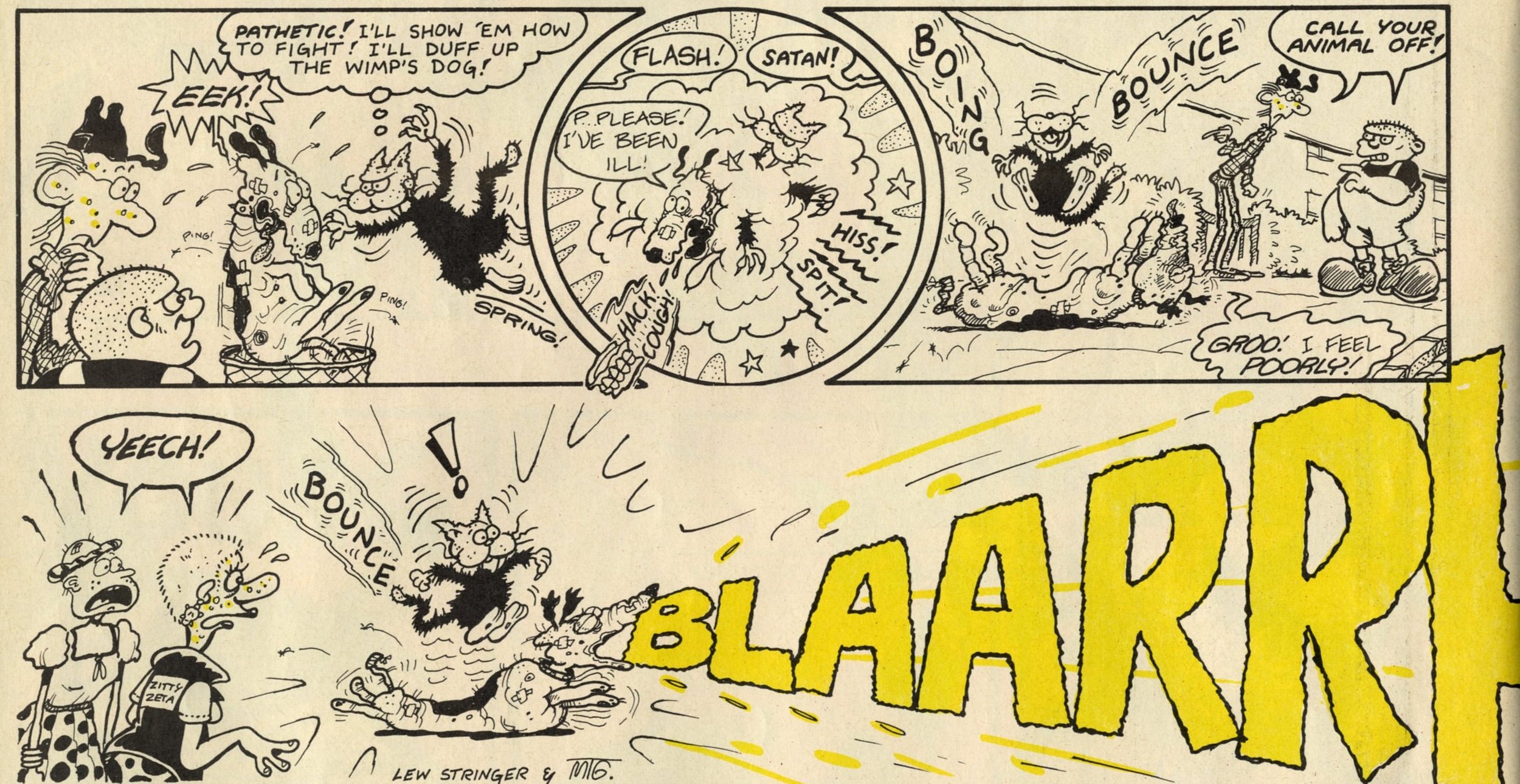 Clash of the Titans: Graham Exton, Mike Green, Mark Rodgers, Lew Stringer and Pigg (creators)