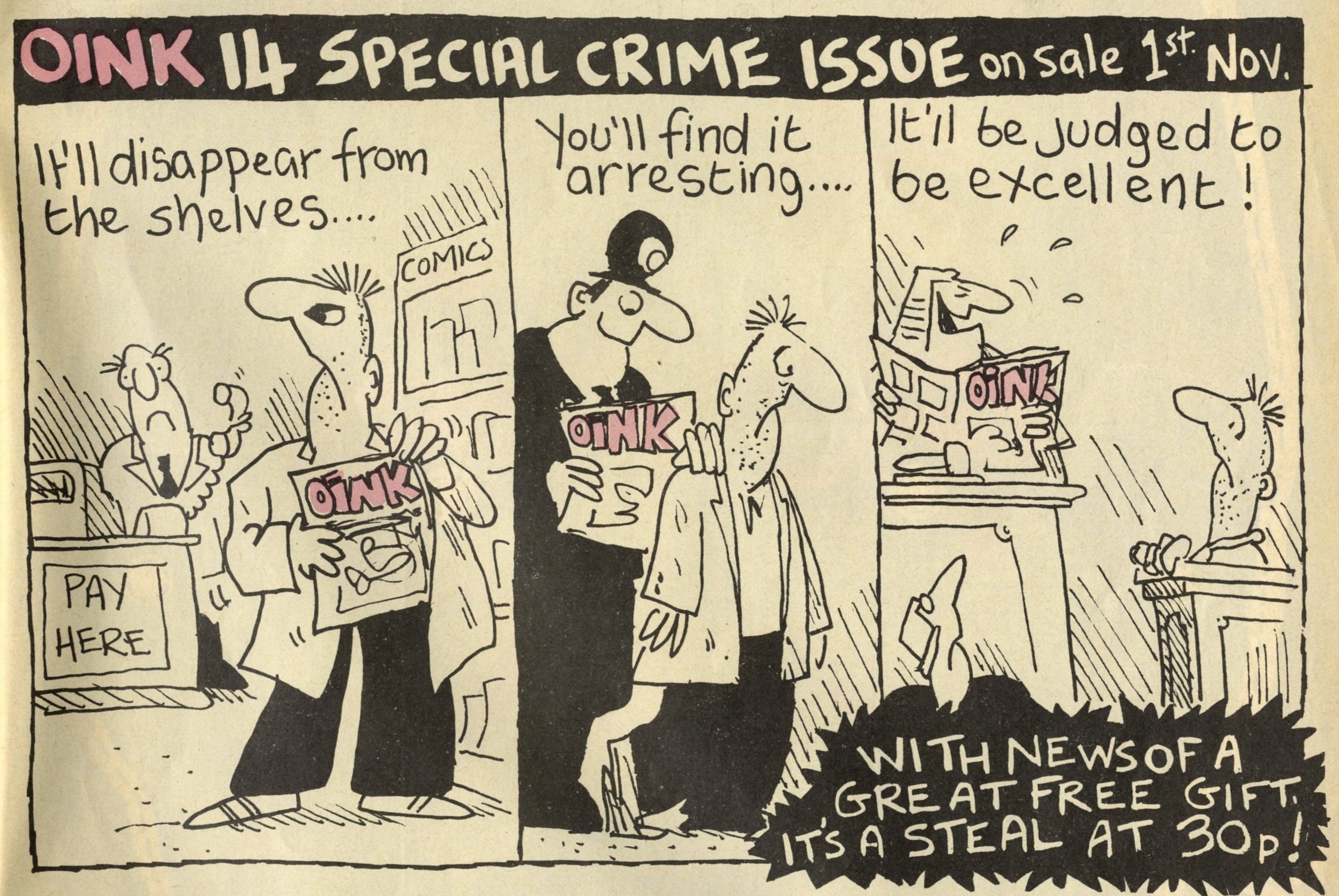 Next issue advertisement: Tony Husband (artist)