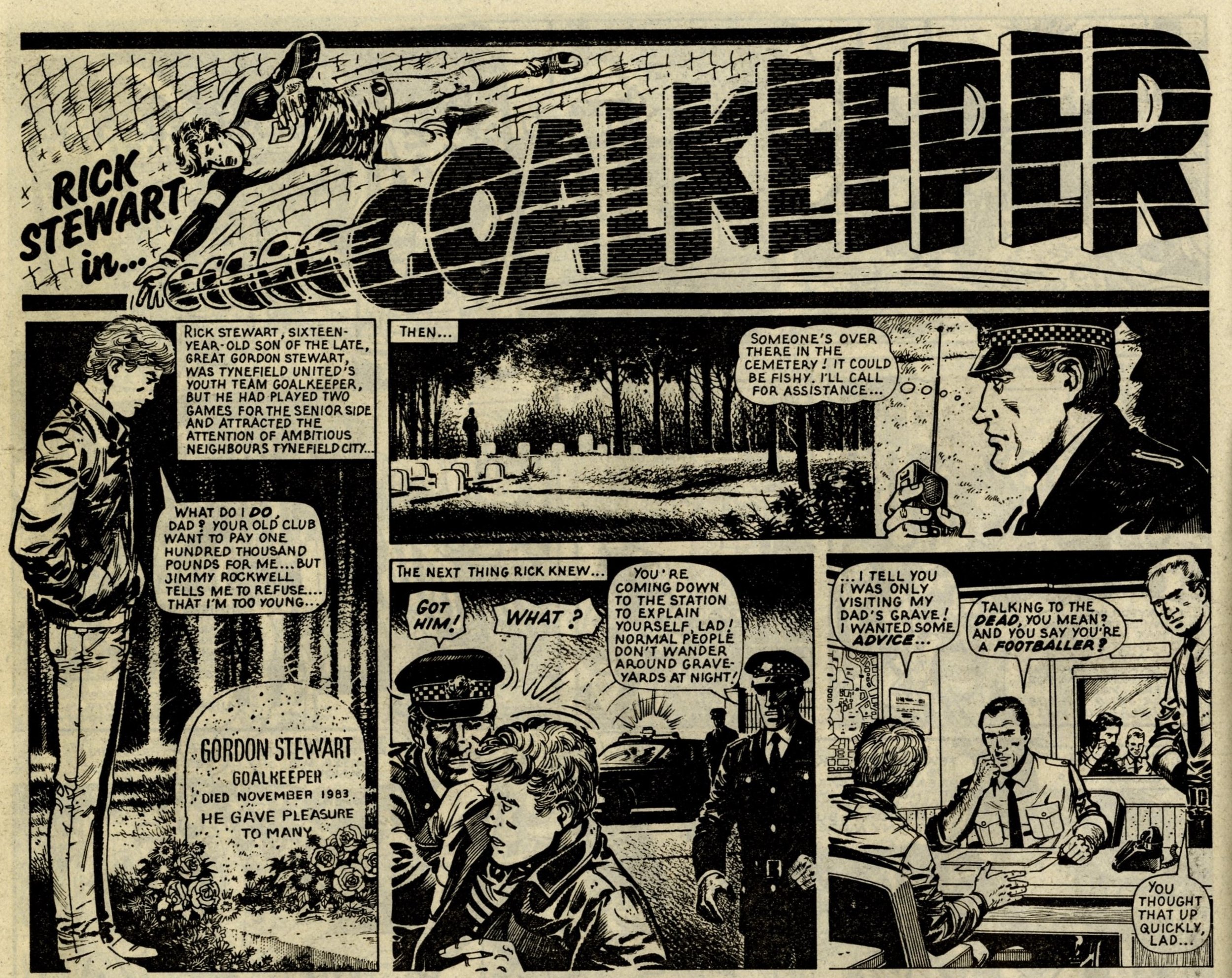 Goalkeeper: Gil Page (writer), Osvaldo Torta (artist)