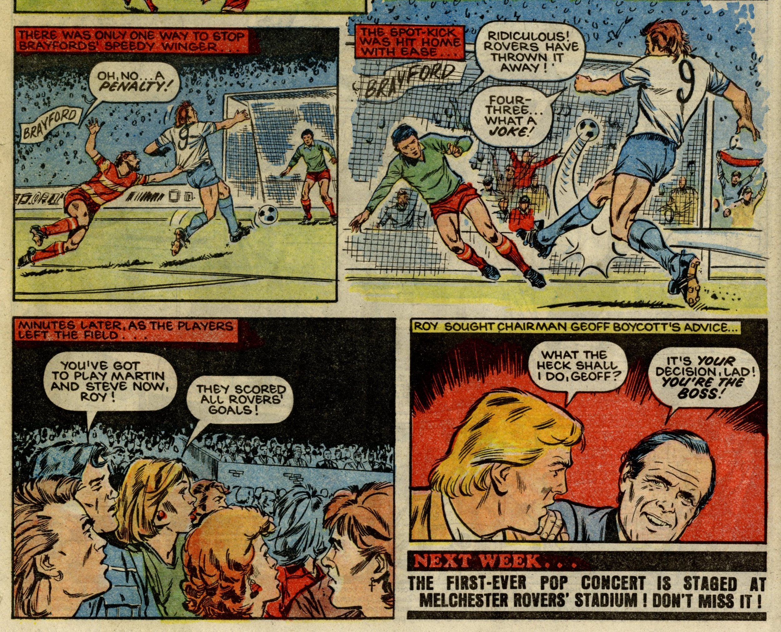 Roy of the Rovers: Tom Tully (writer), David Sque (artist)