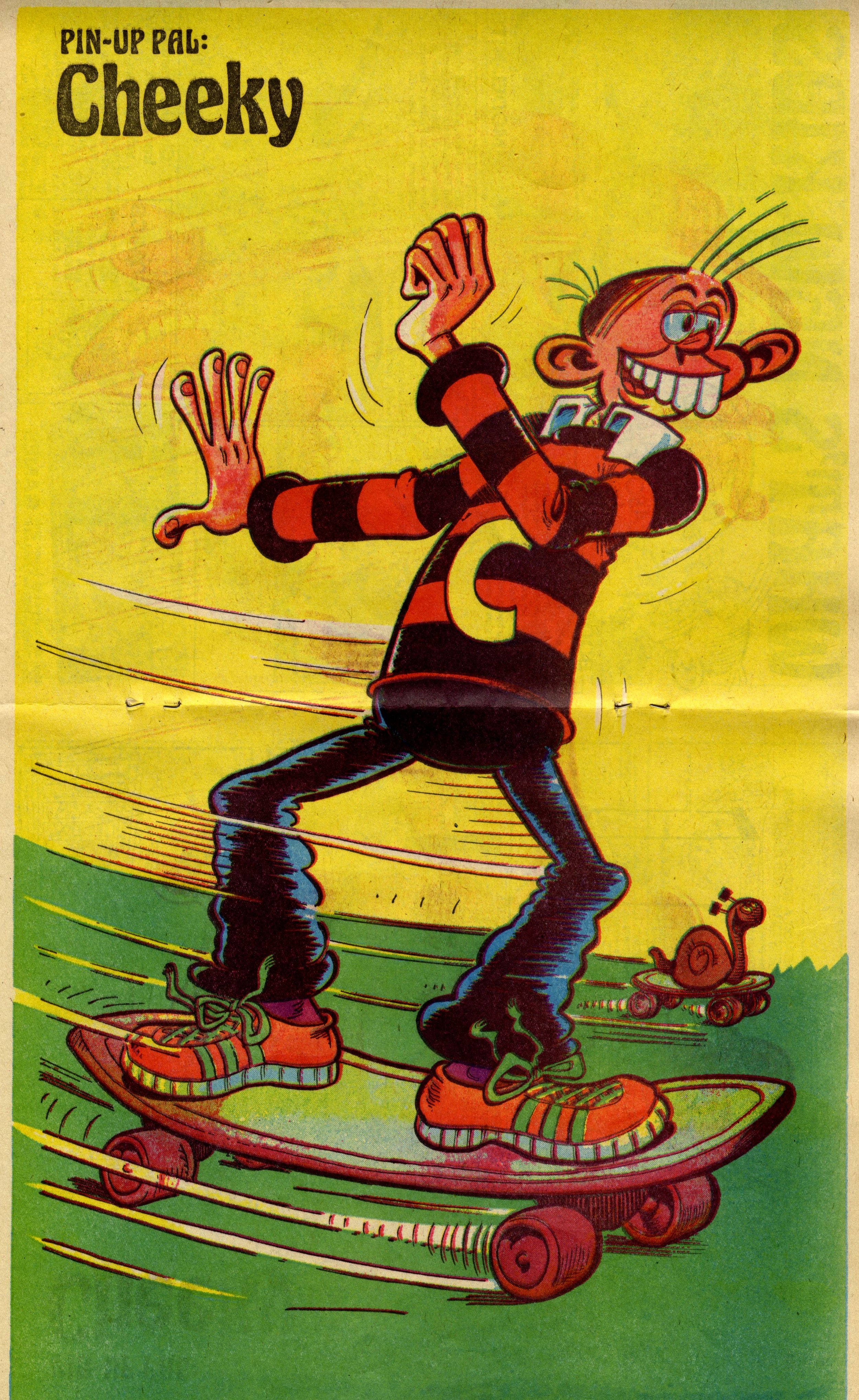 Pin-up Pal: Cheeky (artist Frank McDiarmid), 22 October 1977