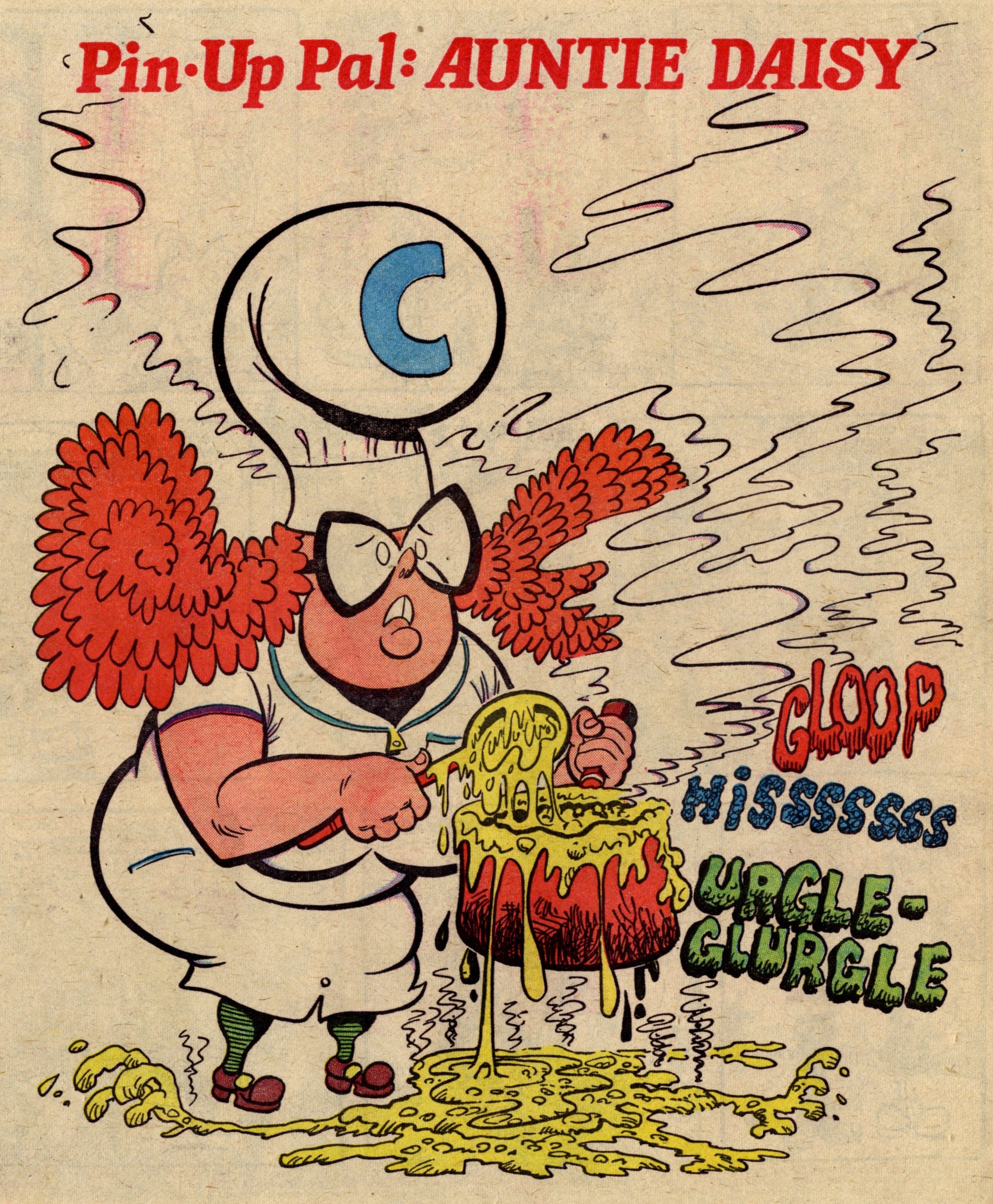 Pin-up Pal: Auntie Daisy (artist Frank McDiarmid), 1 April 1978