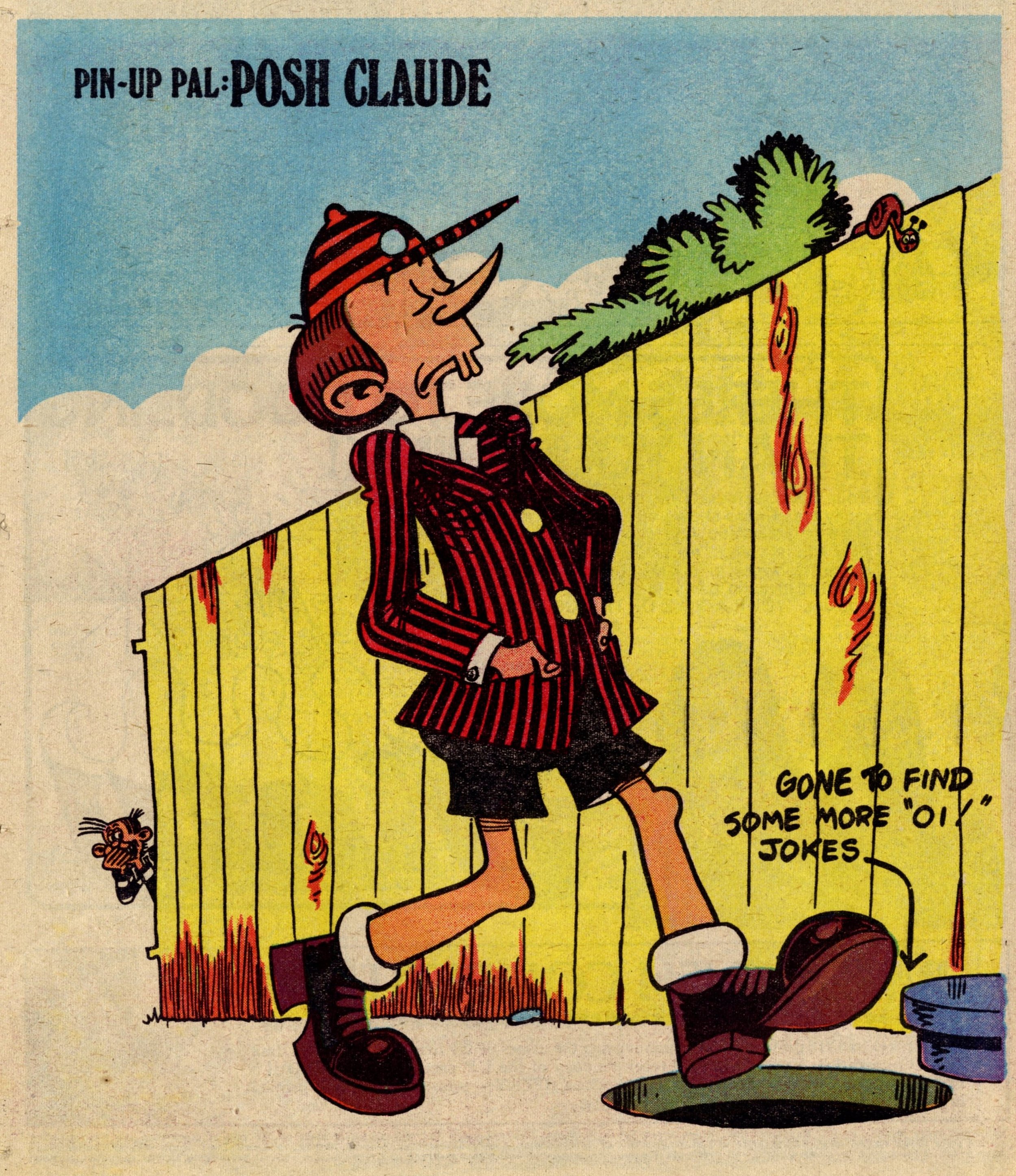 Pin-up Pal: Posh Claude (artist Frank McDiarmid), 27 May 1978