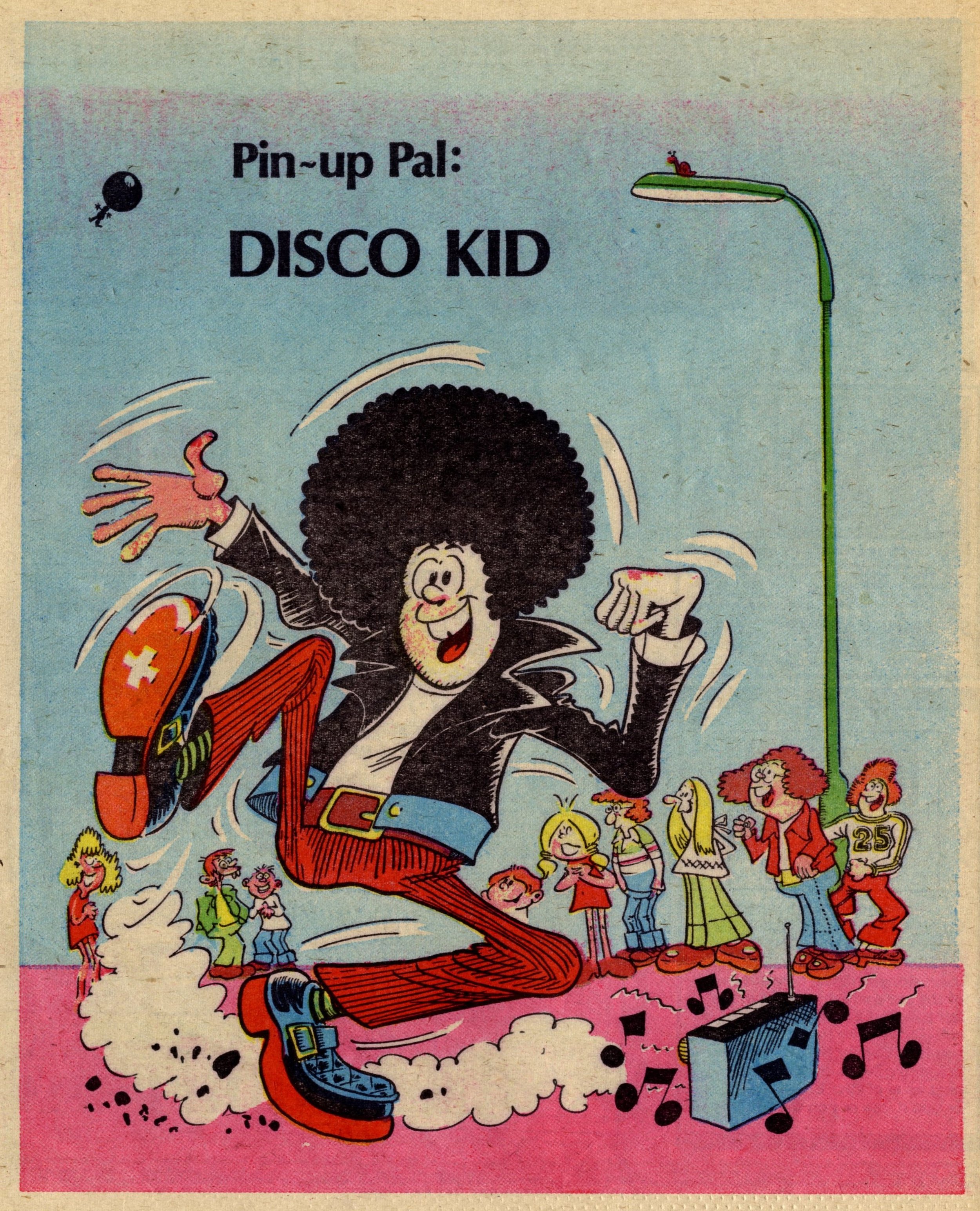 Pin-up Pal: Disco Kid (artist Frank McDiarmid), 16 September 1978